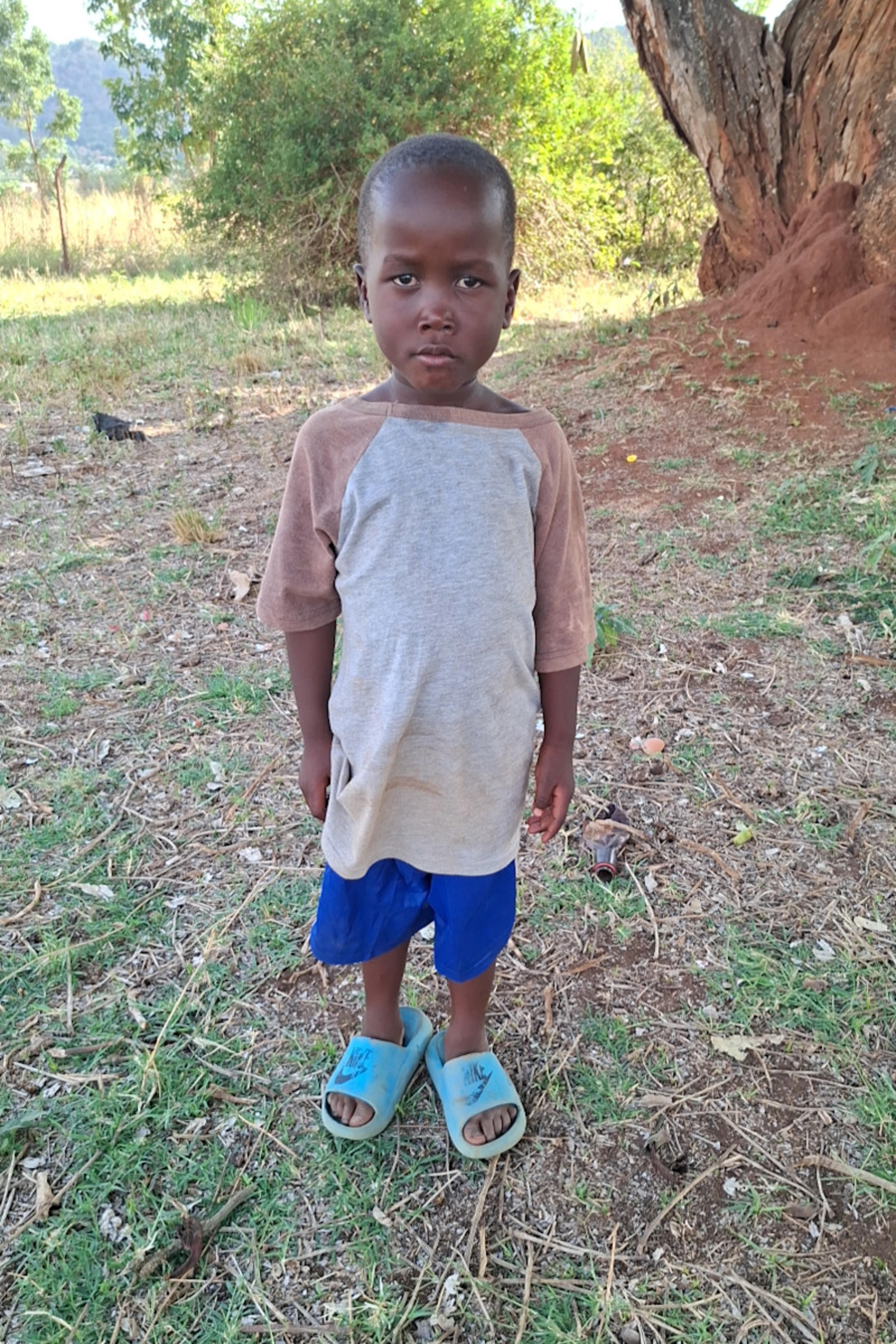 An unsponsored boy named Lotyang from Uganda who lives in an AIDS-affected area, is vulnerable to exploitation and has waited 210 days for a sponsor.