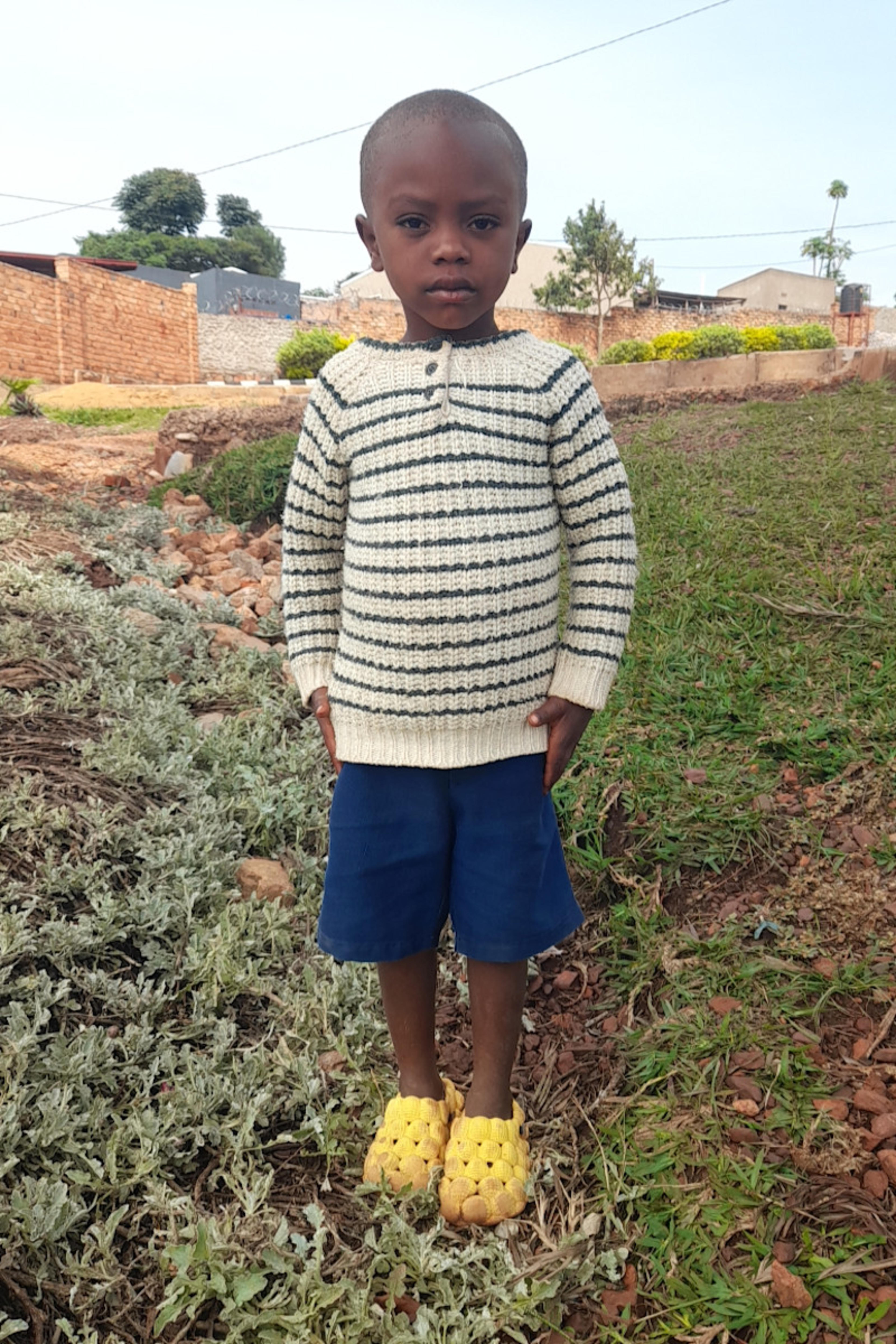 An unsponsored boy named Dusengimana from Rwanda who lives in an AIDS-affected area, is vulnerable to exploitation and has waited 193 days for a sponsor.