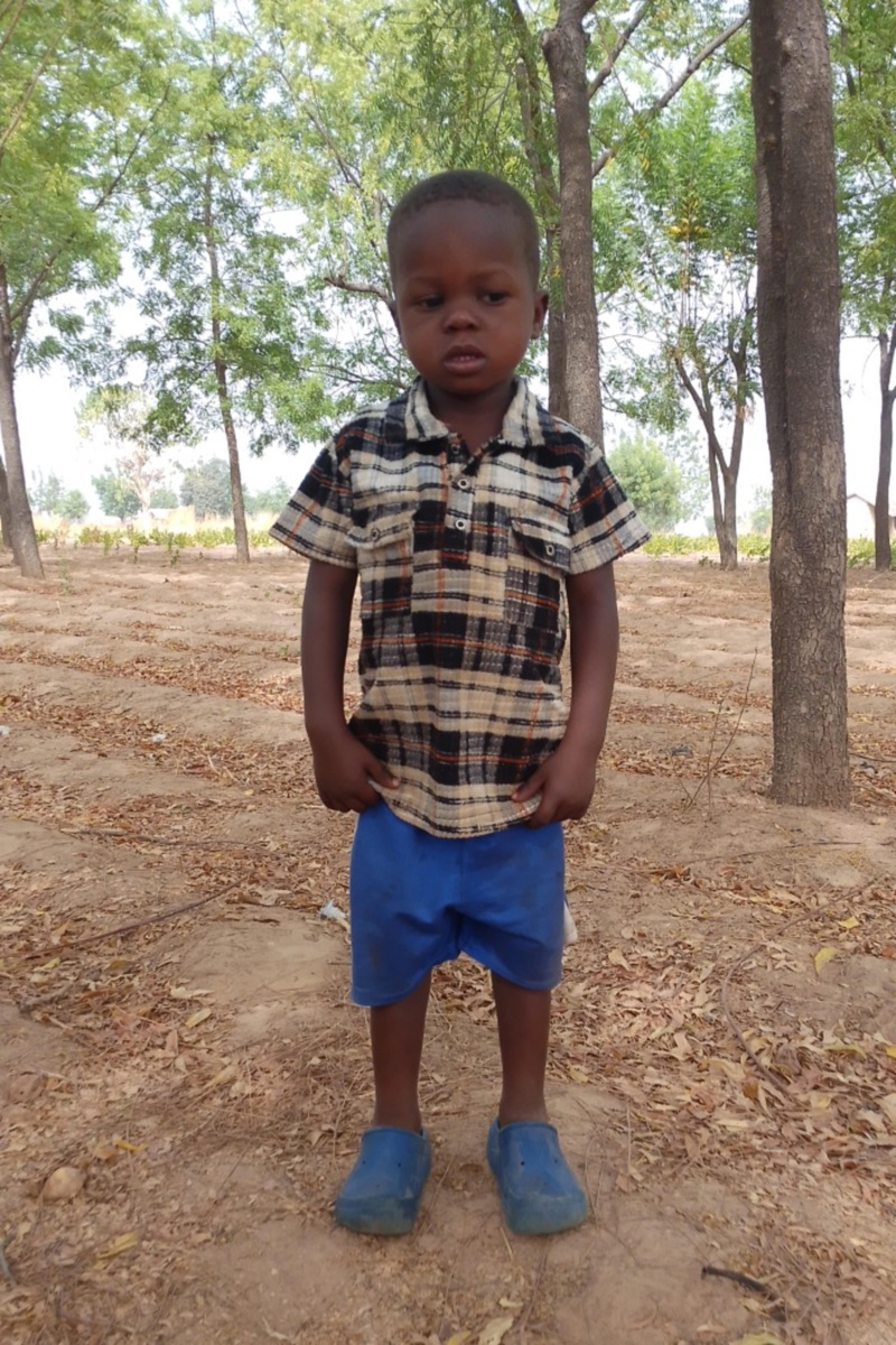 An unsponsored boy named Obed from Ghana who lives in an AIDS-affected area and has waited 190 days for a sponsor.
