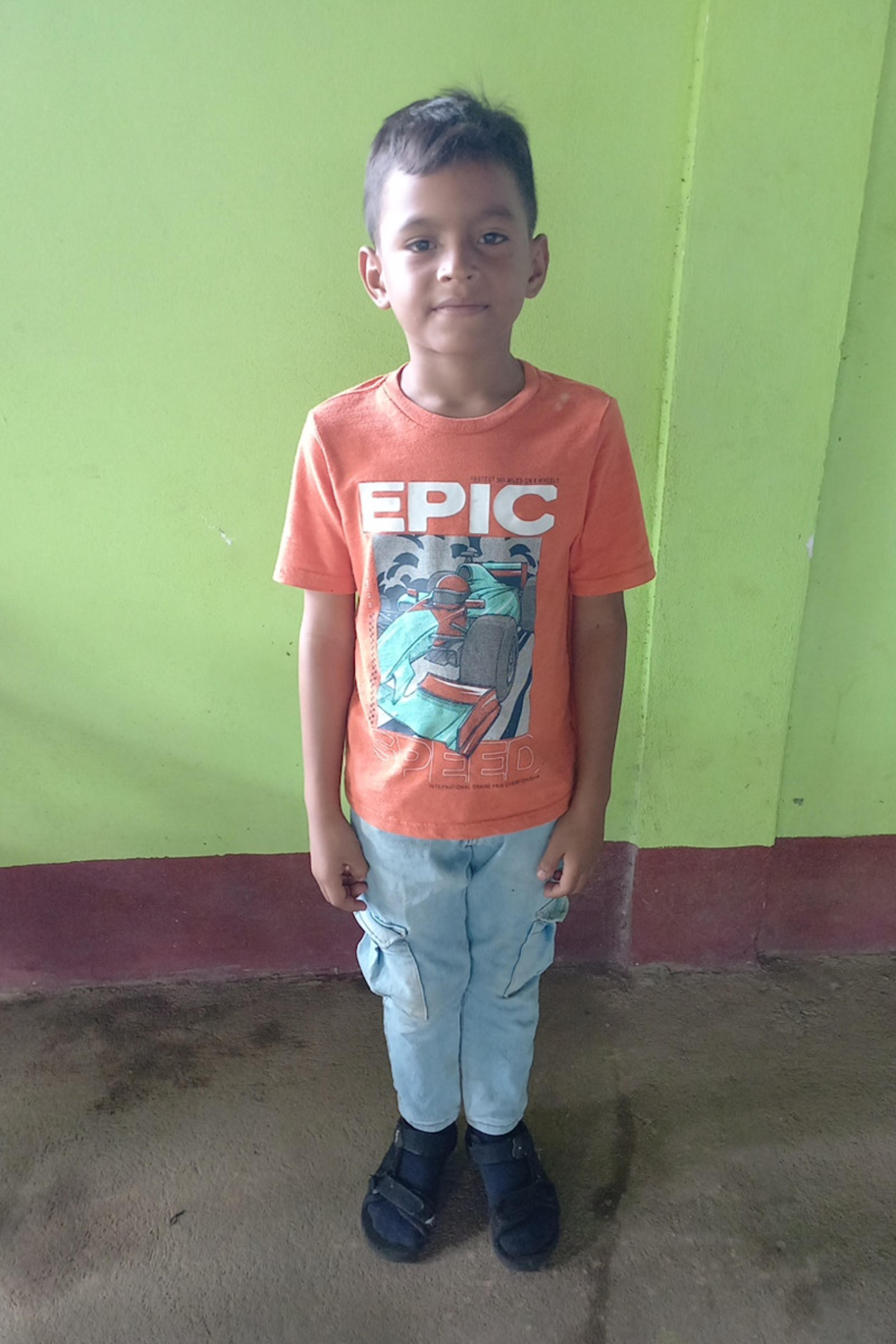 An unsponsored boy named Denzel from Nicaragua who has waited 569 days for a sponsor.