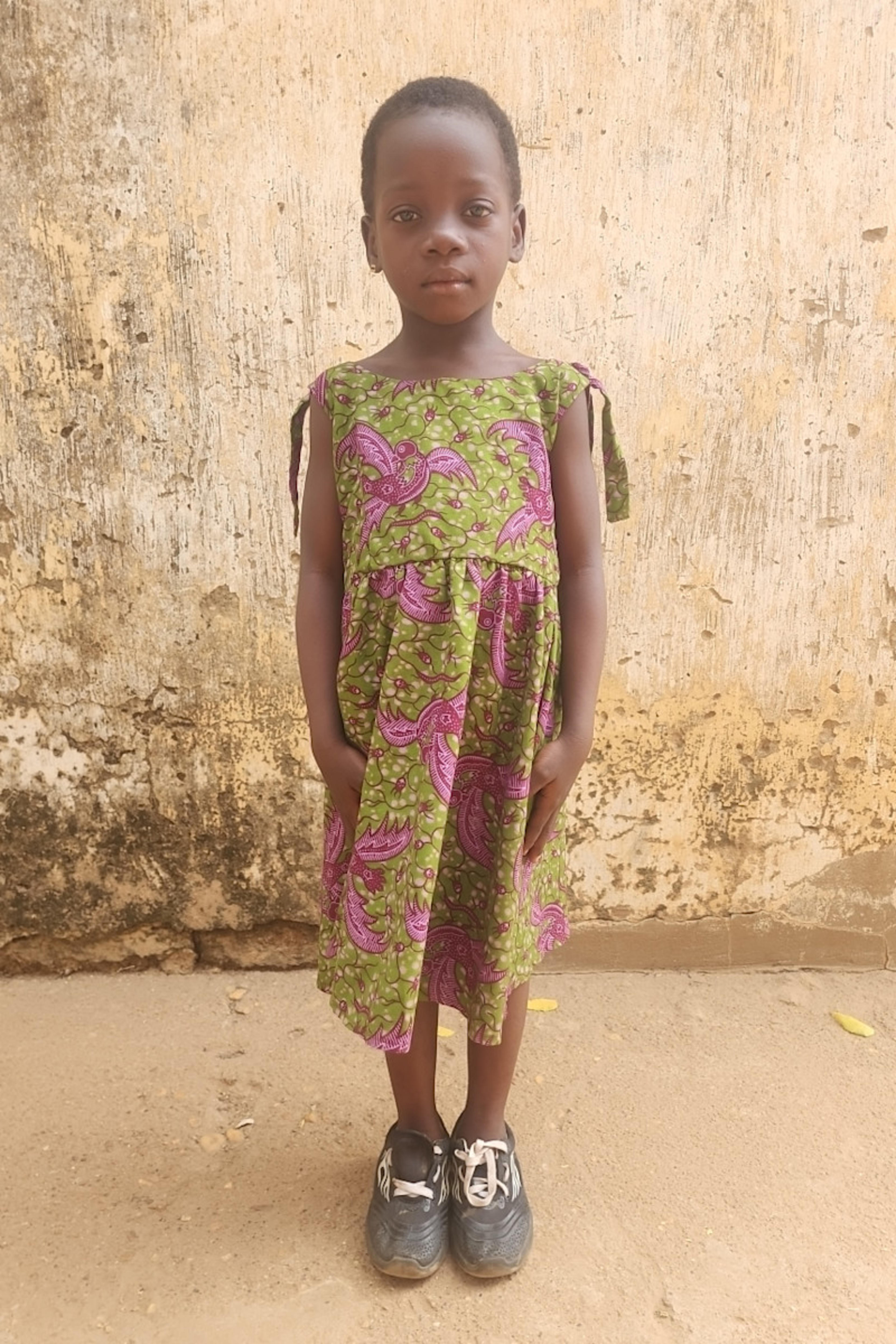 An unsponsored girl named Nsuipiir from Ghana who lives in an AIDS-affected area and has waited 181 days for a sponsor.