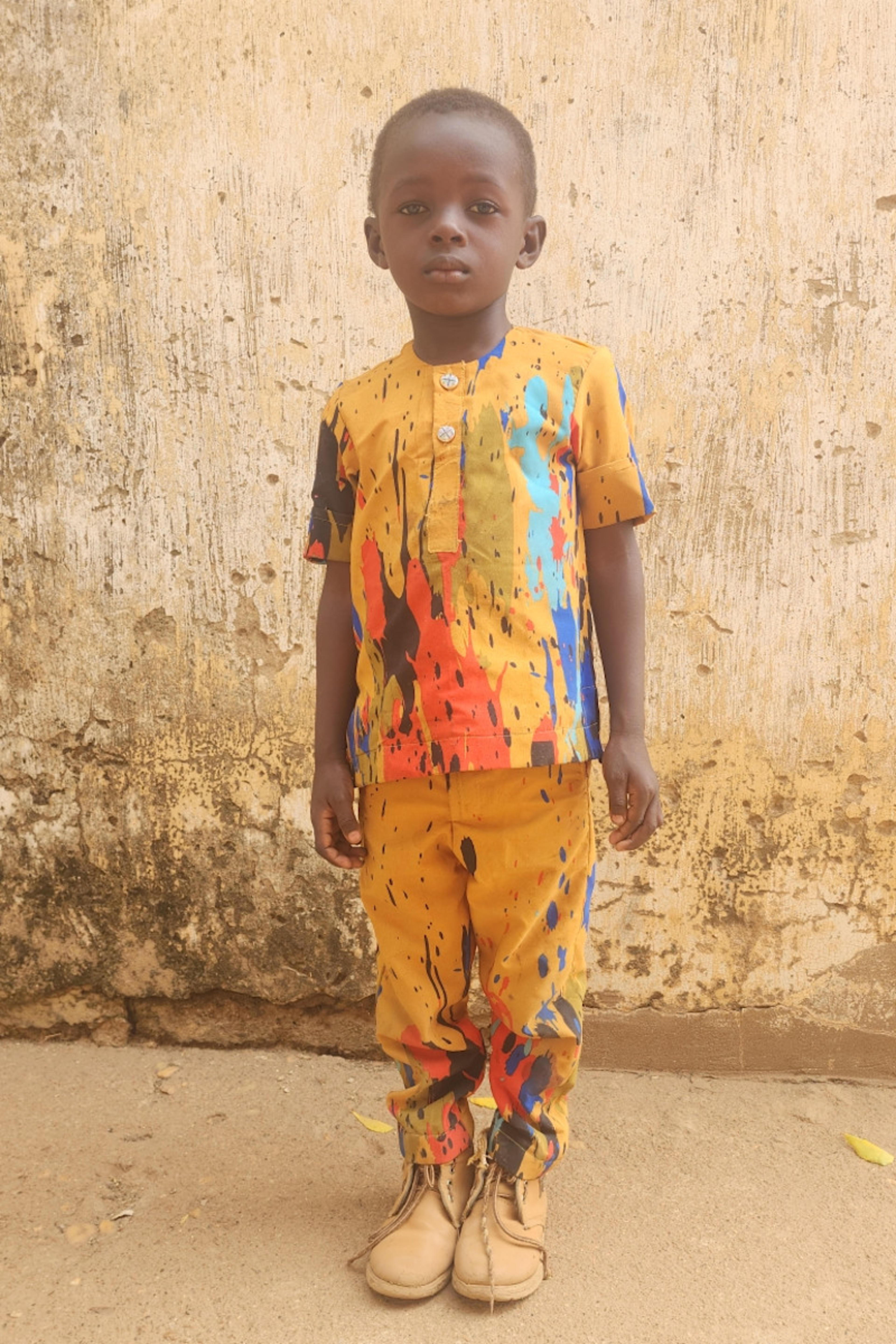 An unsponsored boy named Courage from Ghana who lives in an AIDS-affected area and has waited 181 days for a sponsor.