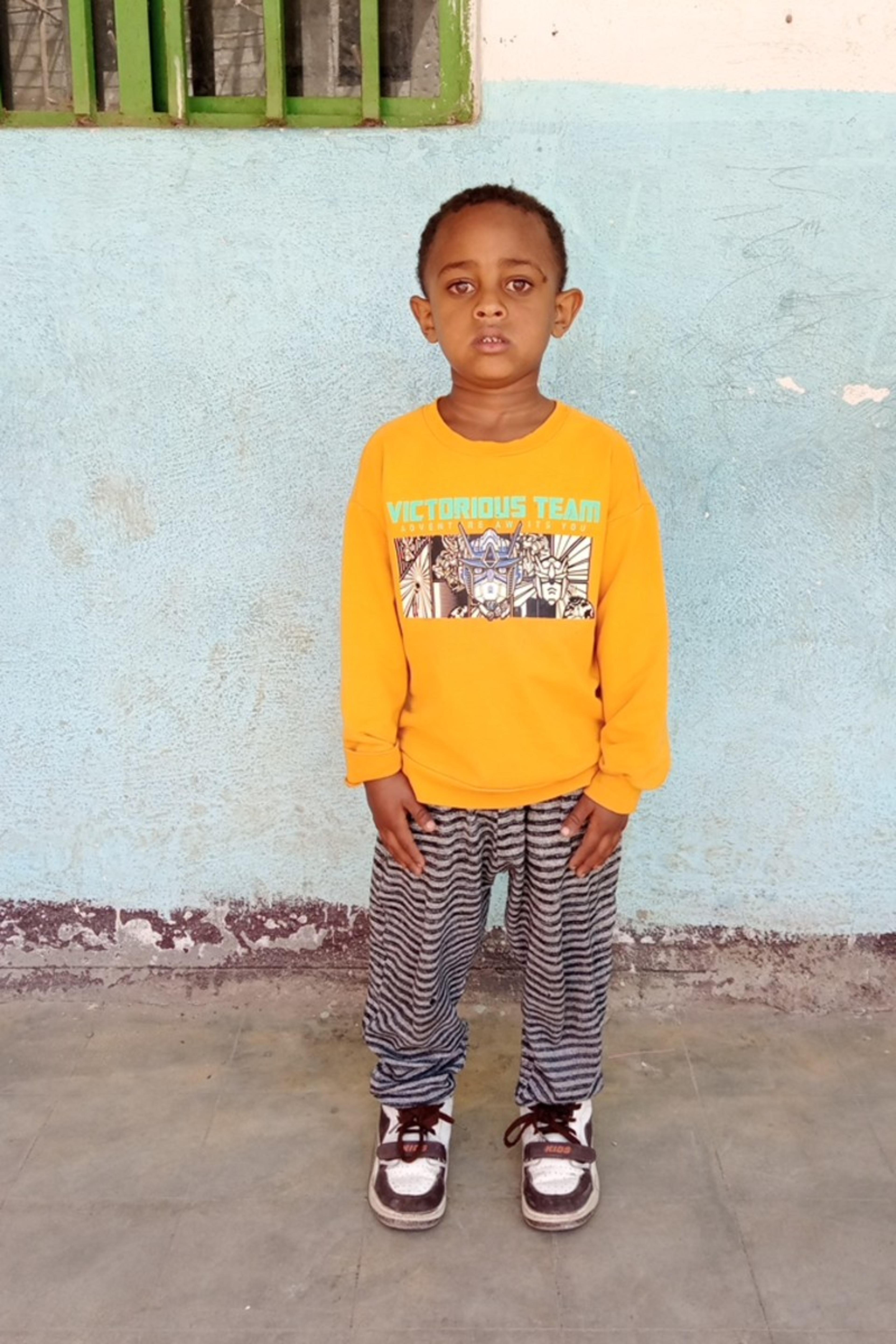 An unsponsored boy named Eyuel from Ethiopia who lives in an AIDS-affected area, is vulnerable to exploitation and has waited 192 days for a sponsor.