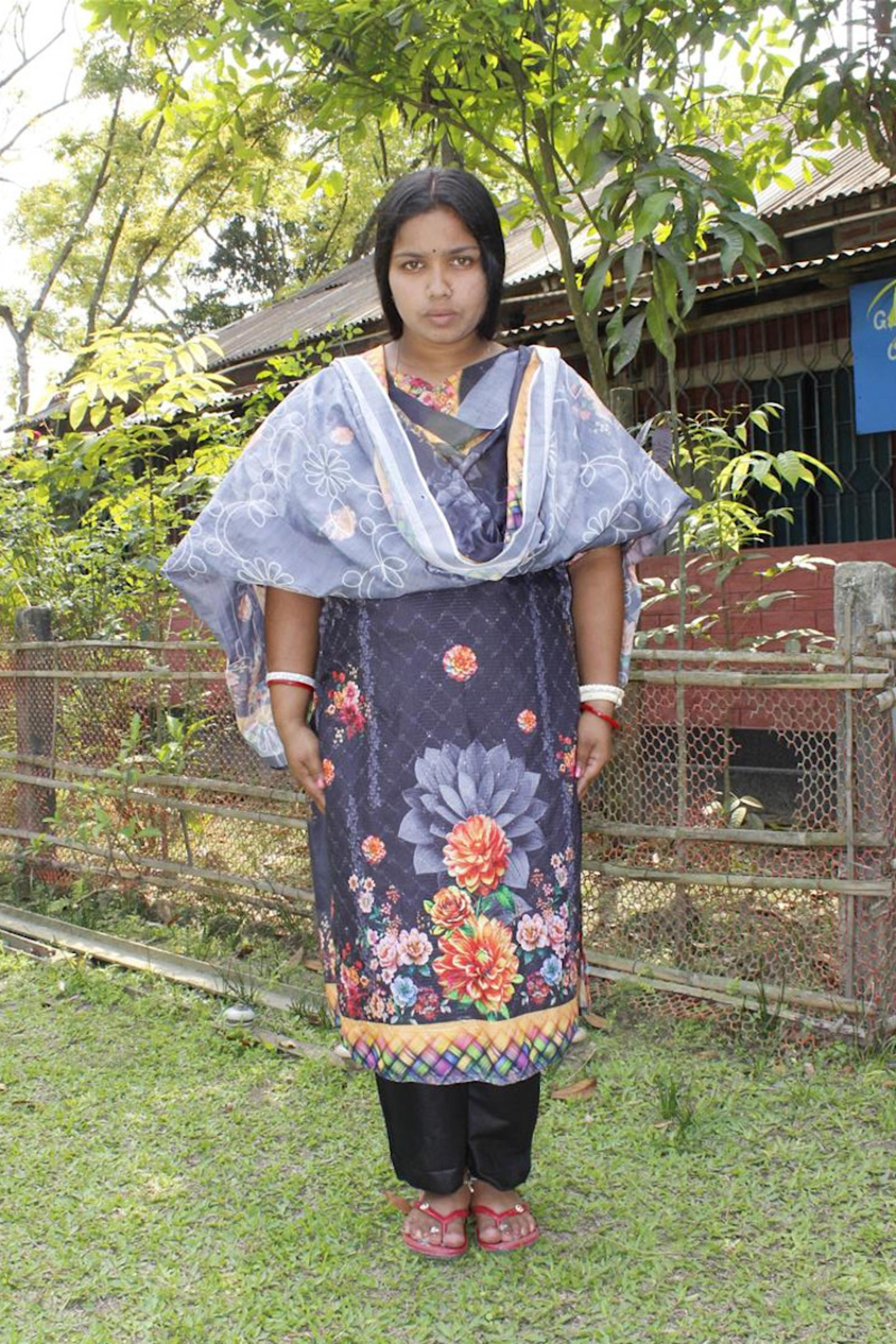 An unsponsored girl named Pollobi from Bangladesh who is vulnerable to exploitation and has waited 195 days for a sponsor.