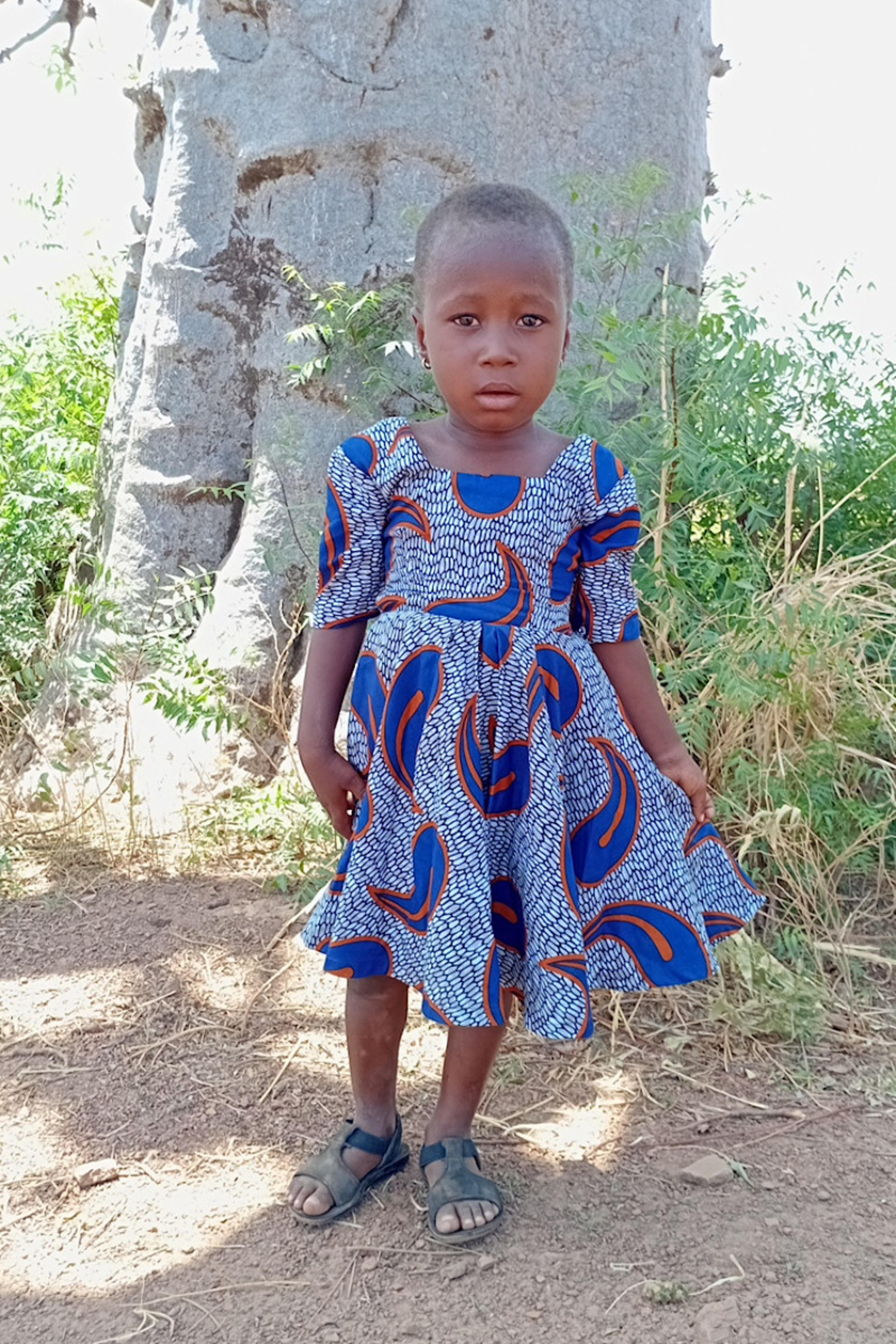 An unsponsored girl named Tichutob from Ghana who lives in an AIDS-affected area and has waited 176 days for a sponsor.