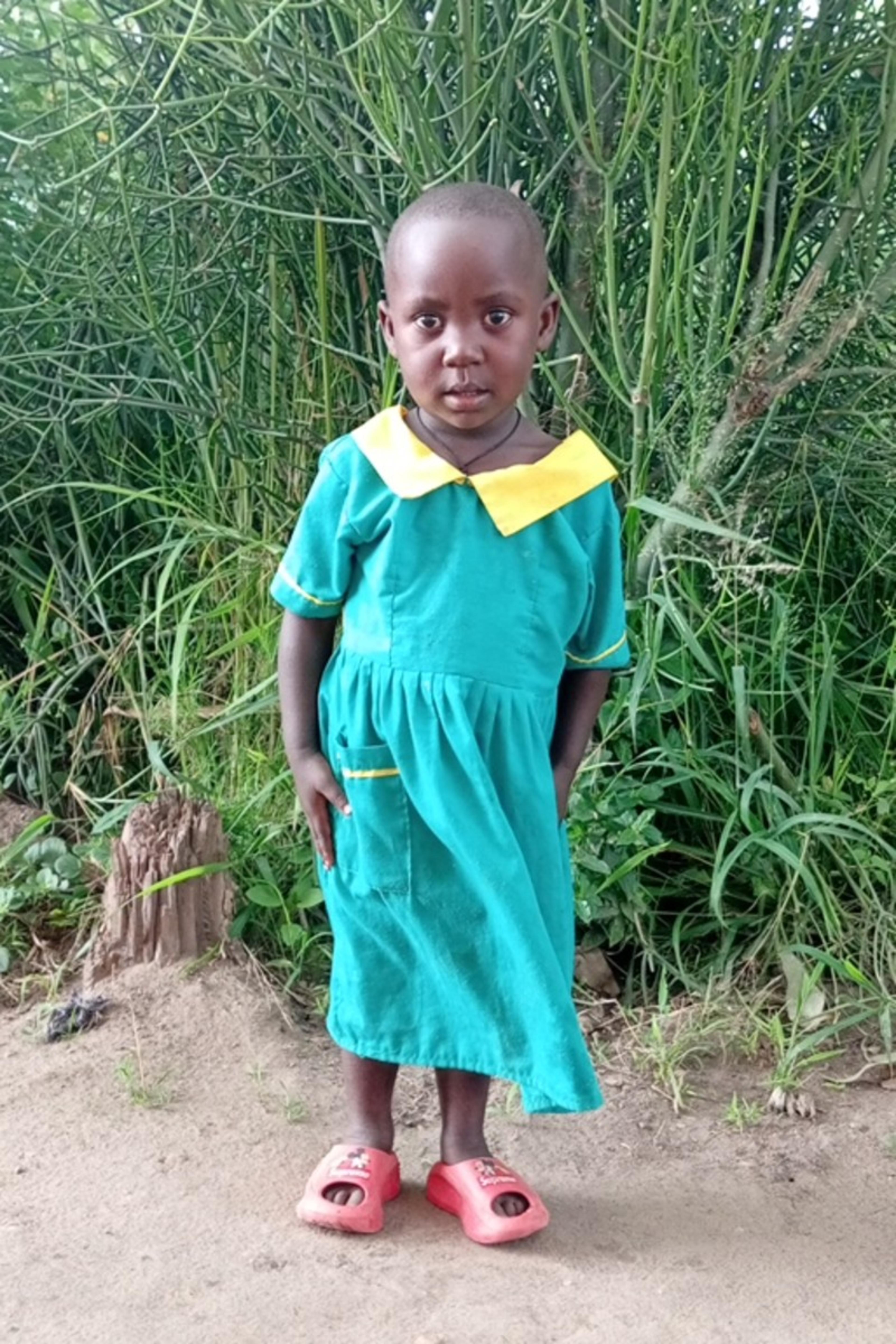 An unsponsored girl named Giladis from Uganda who lives in an AIDS-affected area, is vulnerable to exploitation and has waited 173 days for a sponsor.