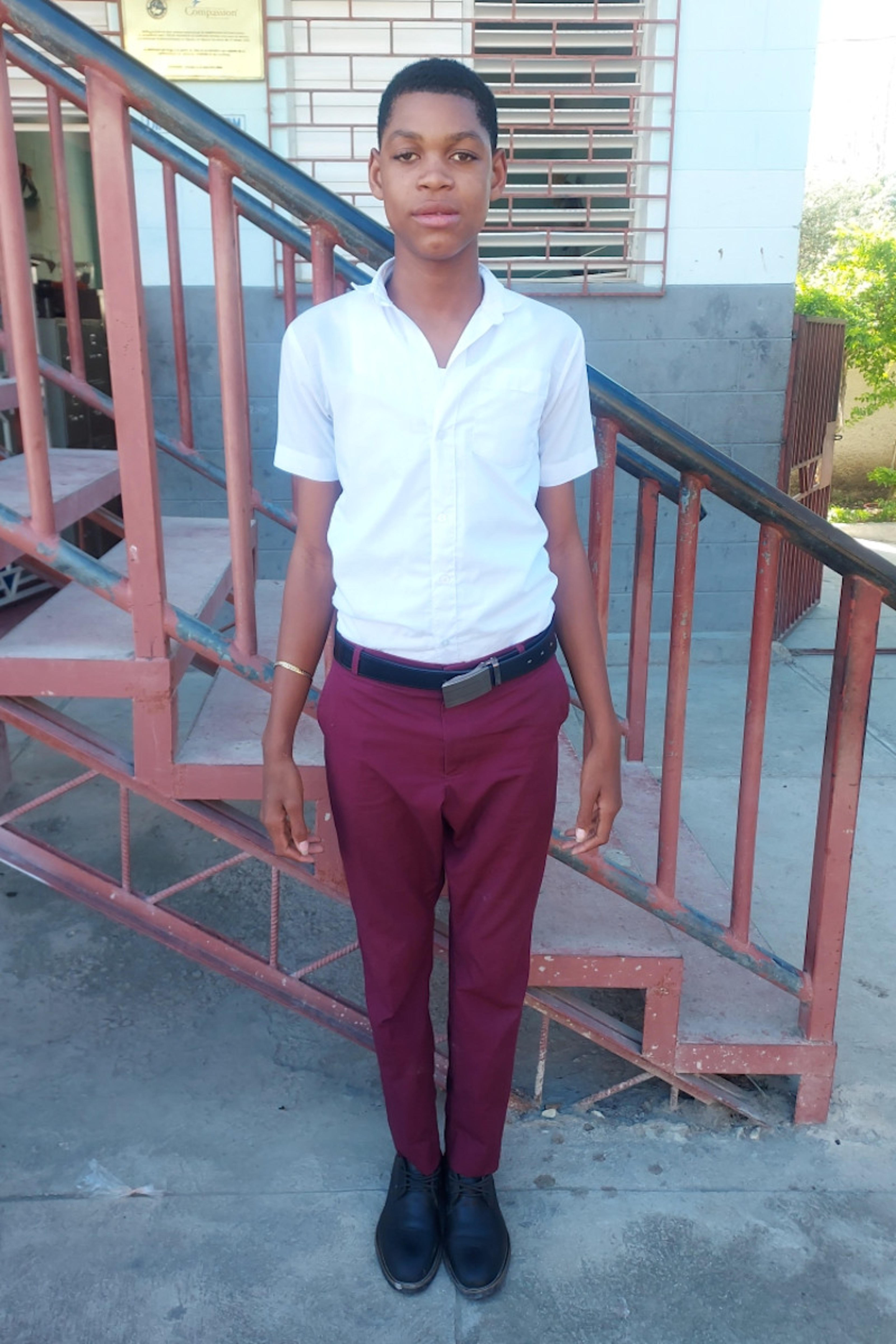 An unsponsored boy named Johnsley from Haiti who is vulnerable to exploitation and has waited 546 days for a sponsor.