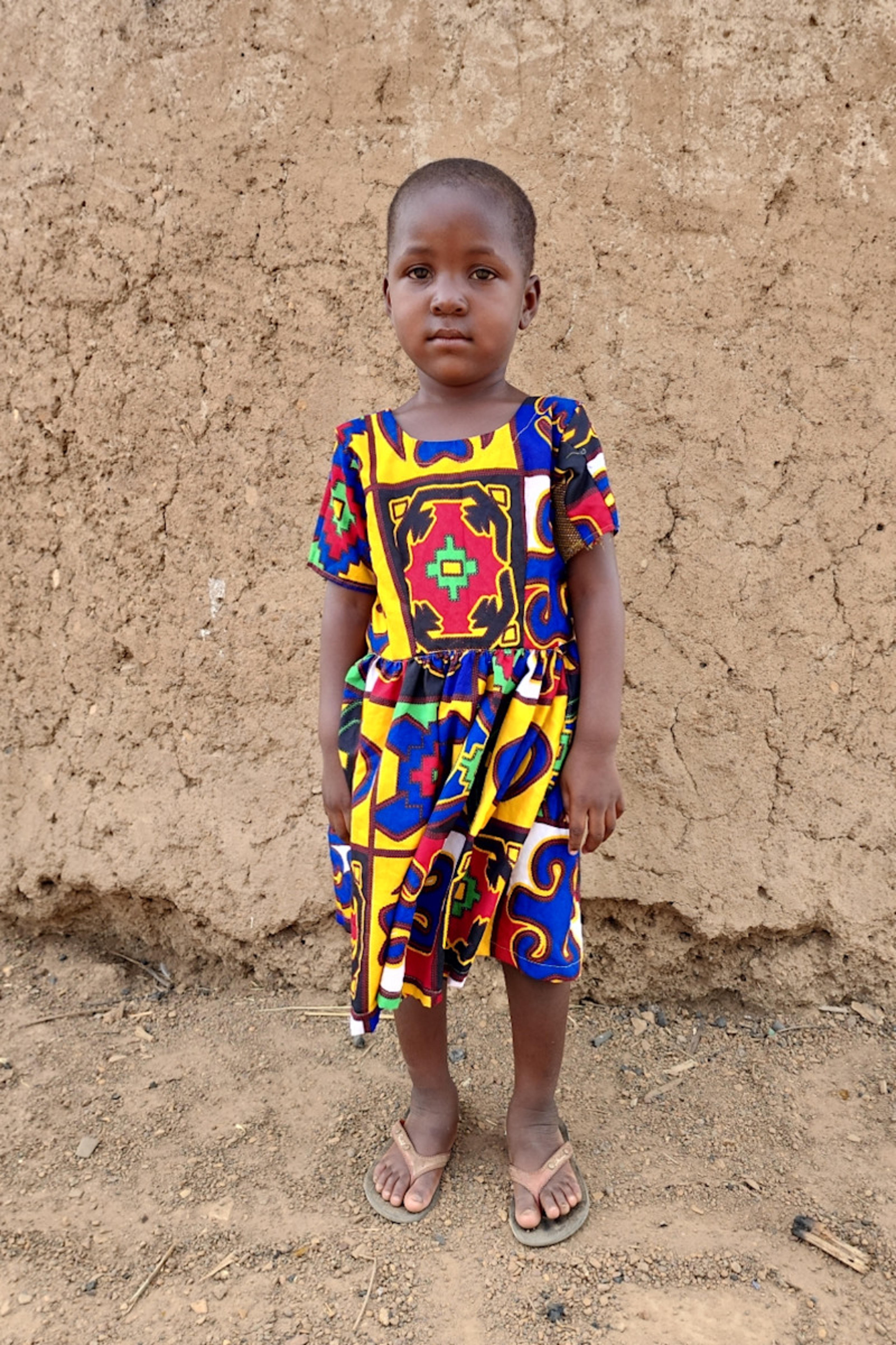 An unsponsored girl named Njoti from Ghana who lives in an AIDS-affected area and has waited 170 days for a sponsor.