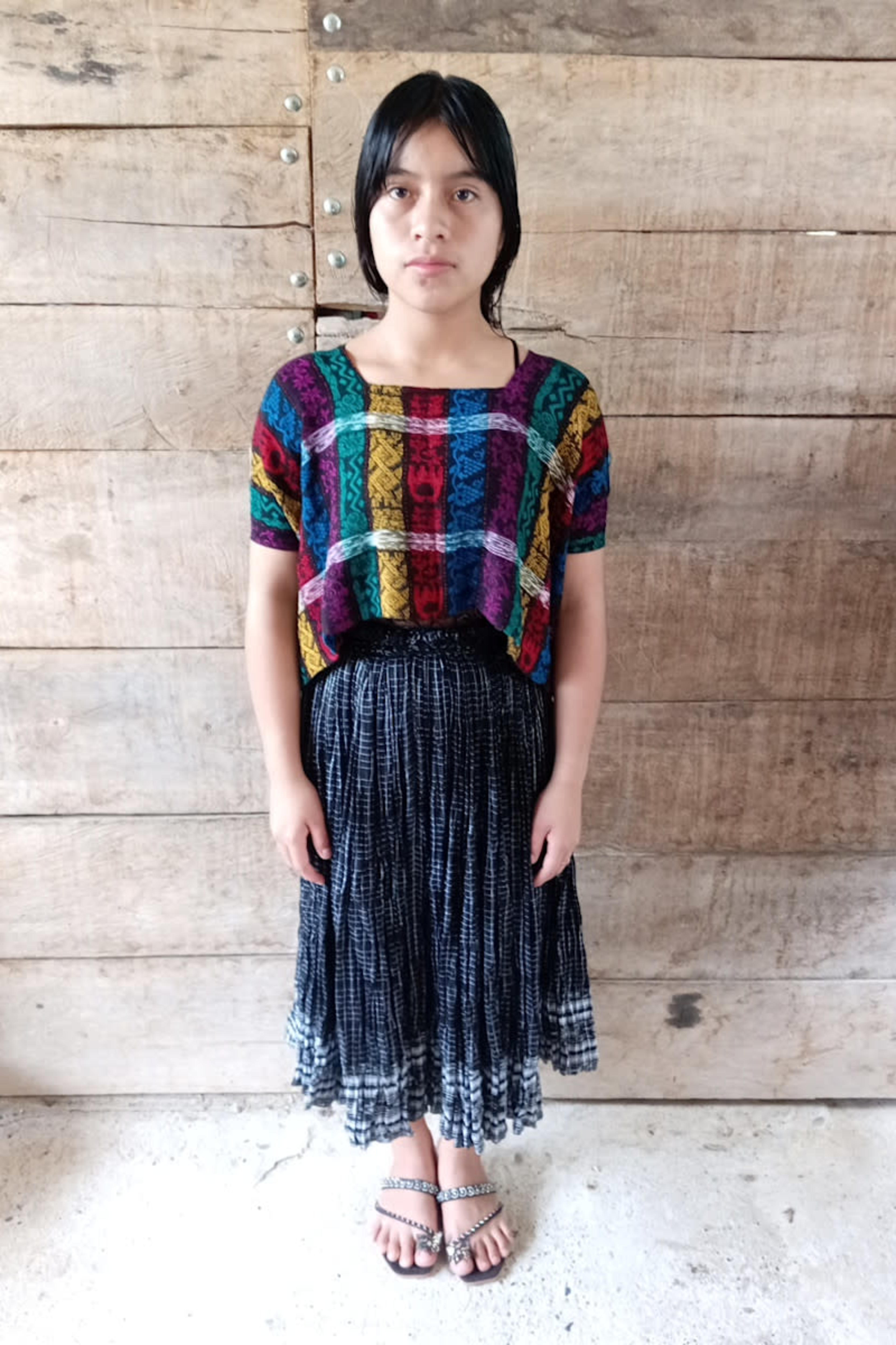 An unsponsored girl named Josefina from Guatemala who has waited 386 days for a sponsor.