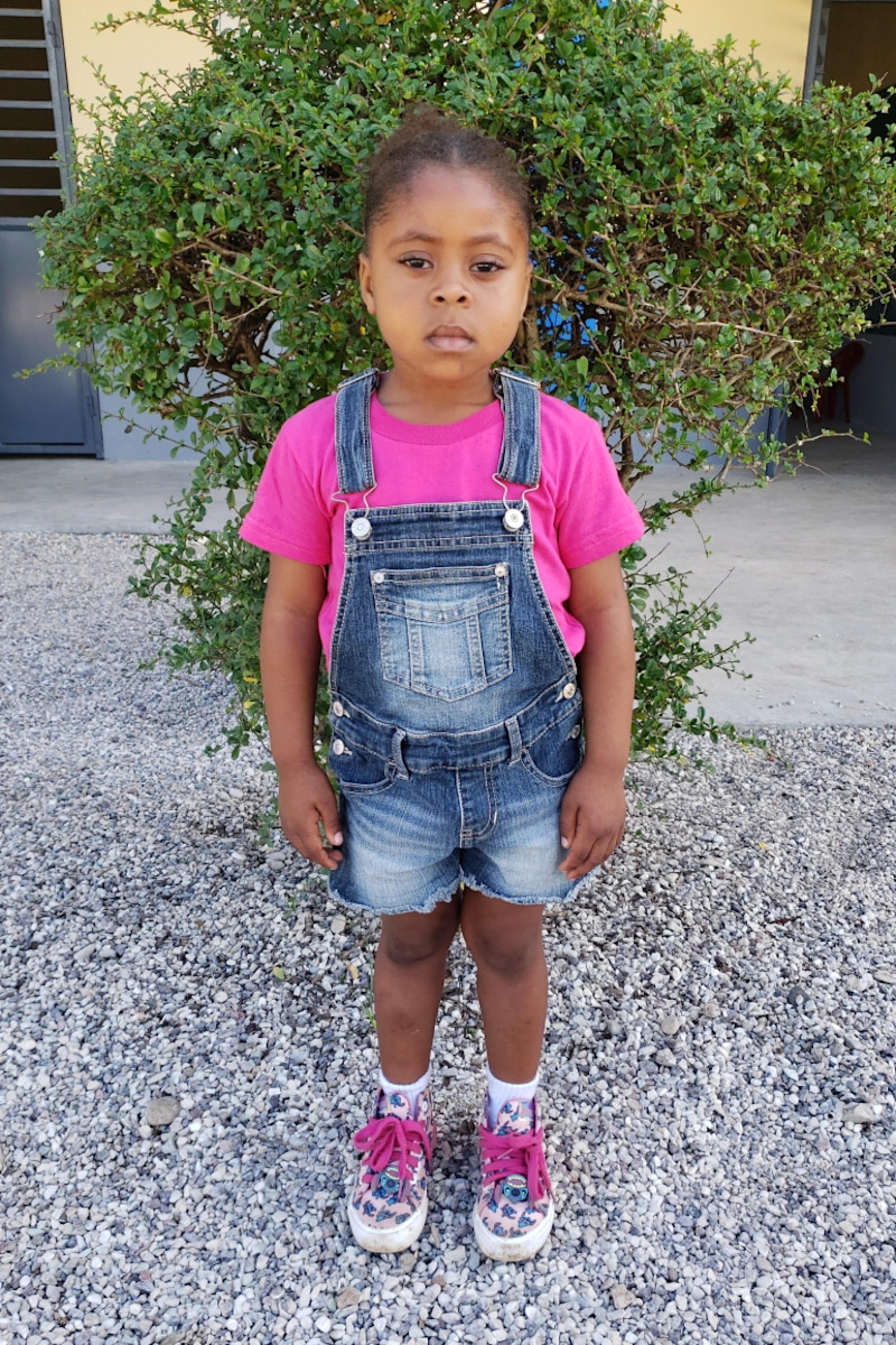An unsponsored girl named Keicha from Haiti who is vulnerable to exploitation and has waited 363 days for a sponsor.
