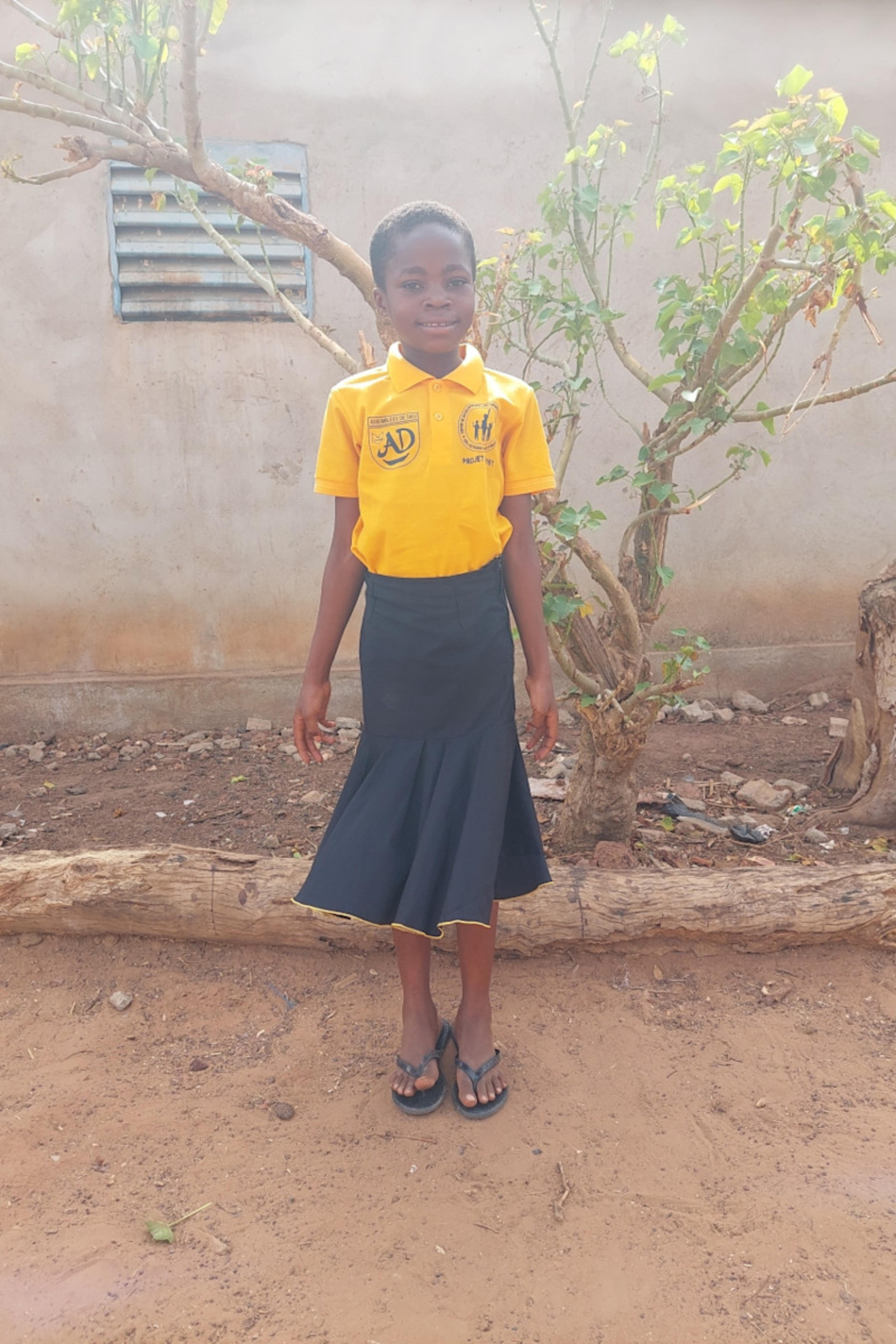 An unsponsored girl named Aboucheta from Togo who lives in an AIDS-affected area, is vulnerable to exploitation and has waited 583 days for a sponsor.