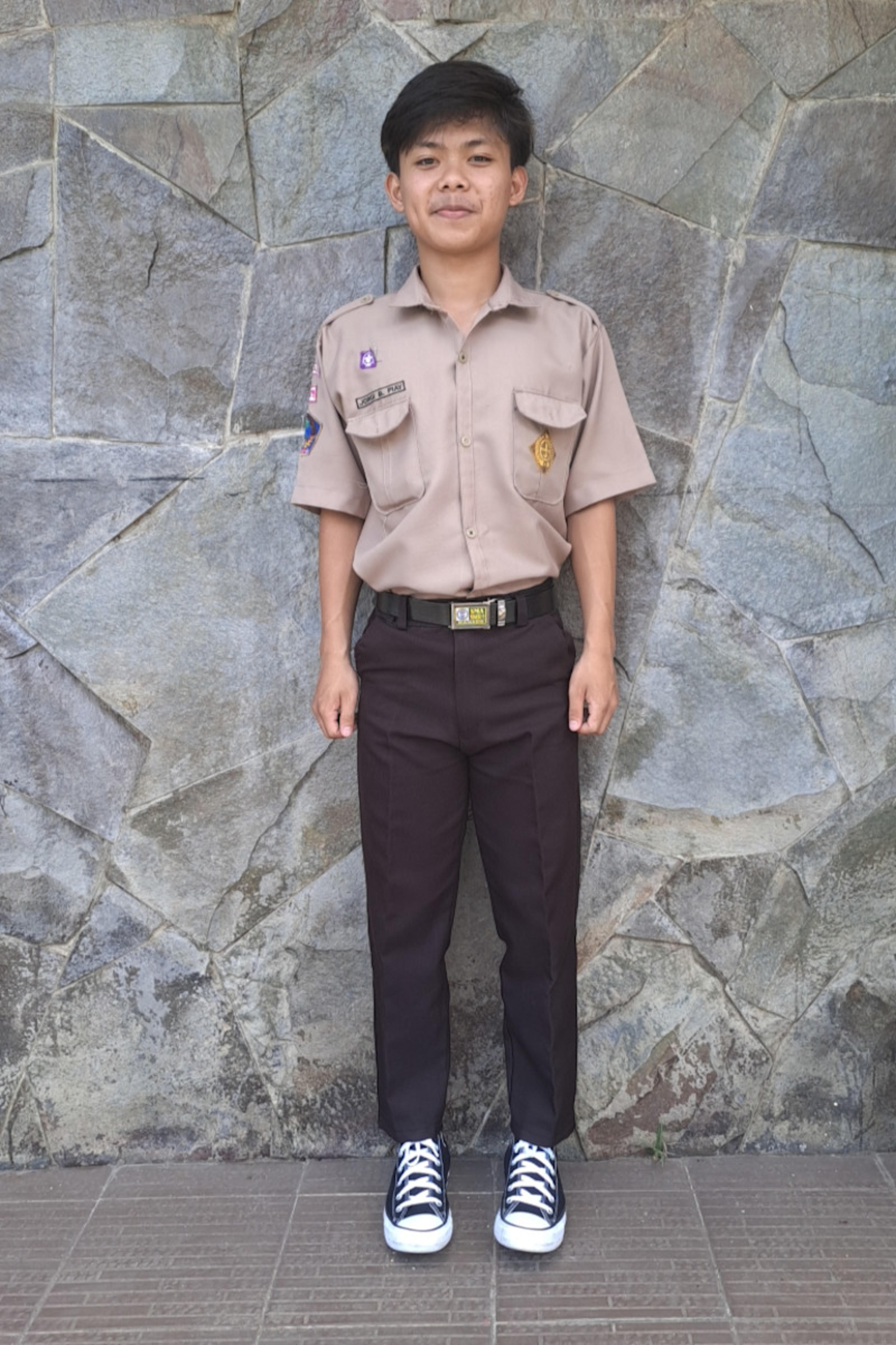 An unsponsored boy named Jorgi from Indonesia who has waited 455 days for a sponsor.