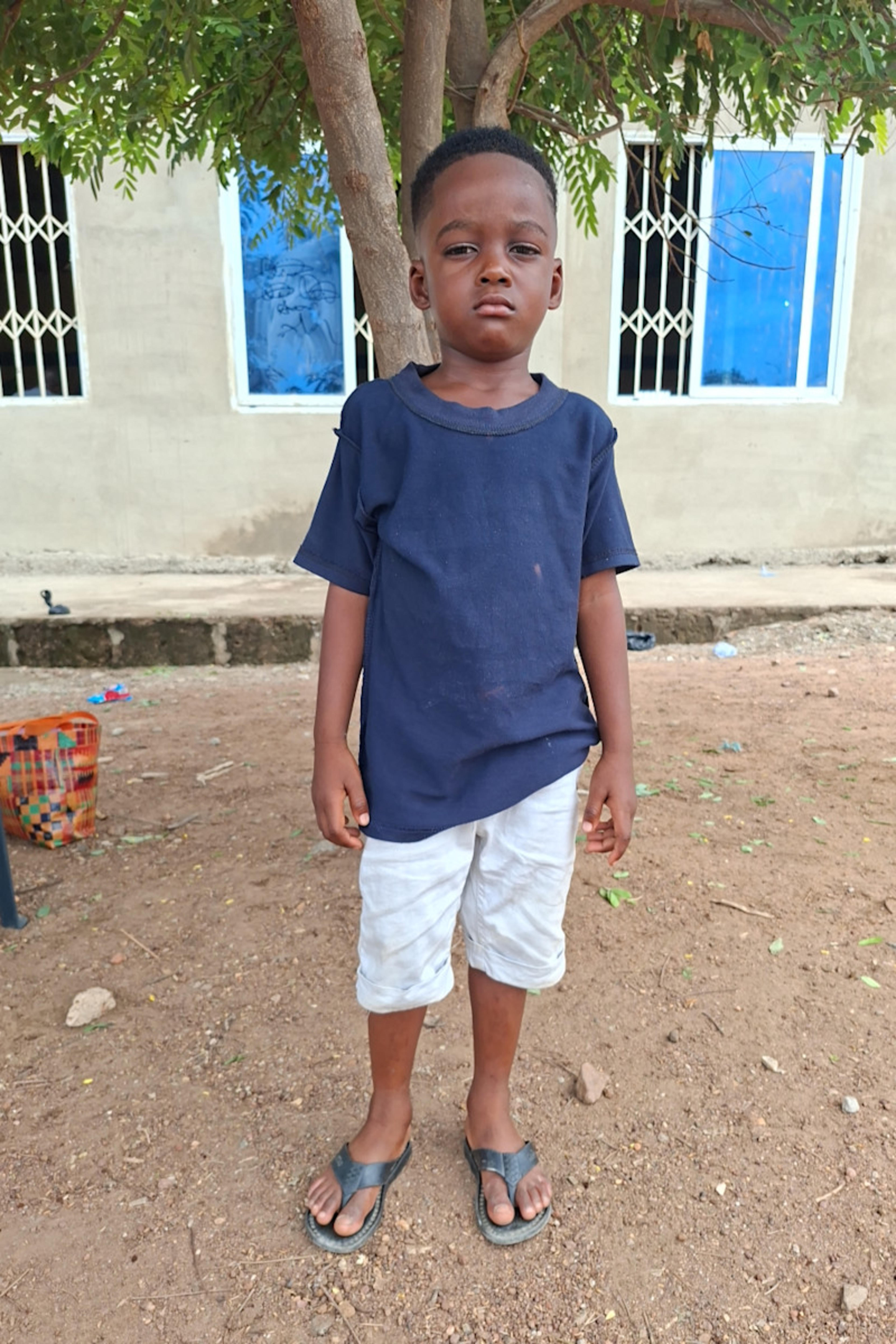 An unsponsored boy named Marcus from Ghana who lives in an AIDS-affected area and has waited 141 days for a sponsor.