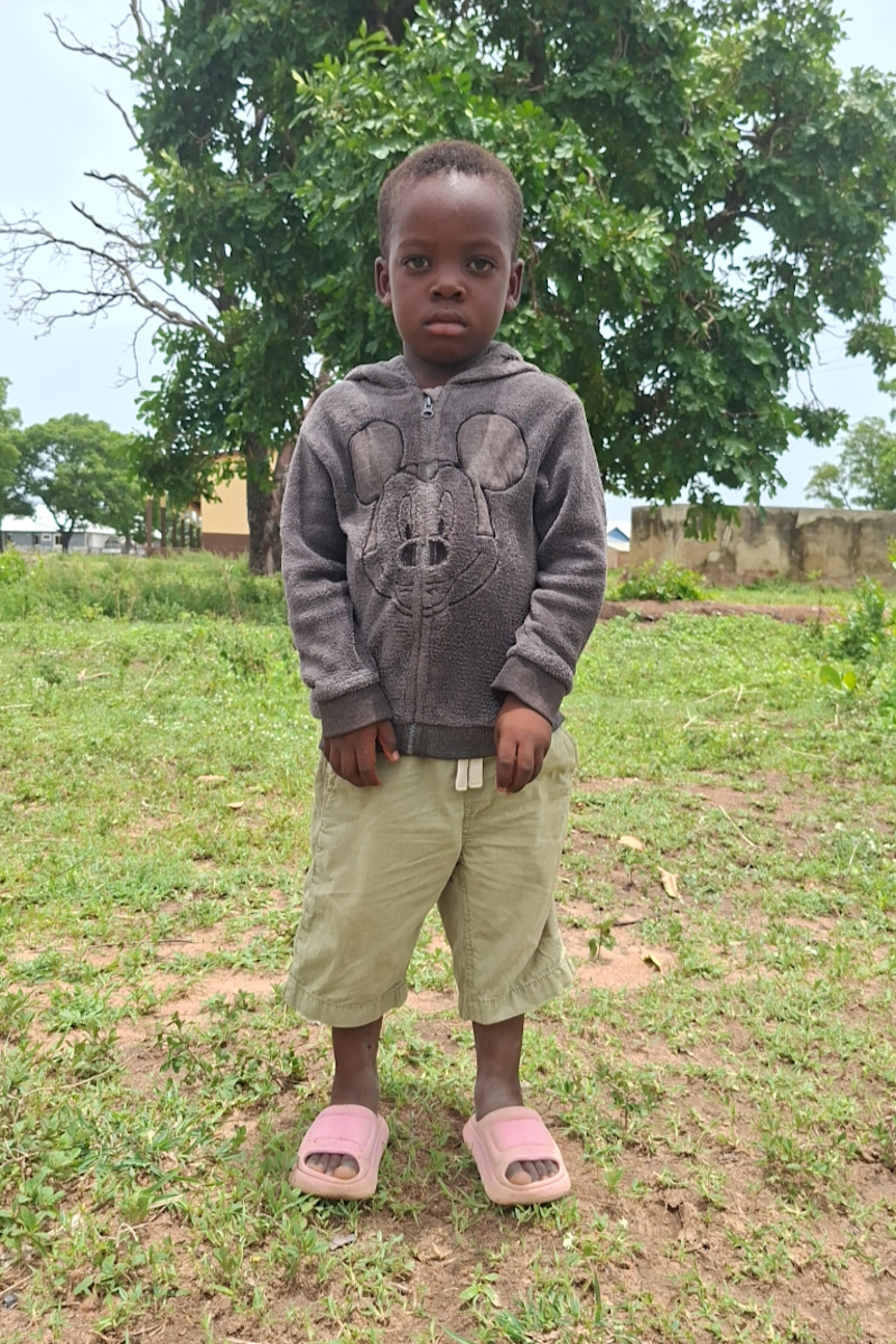 An unsponsored boy named Solomon from Ghana who lives in an AIDS-affected area and has waited 143 days for a sponsor.
