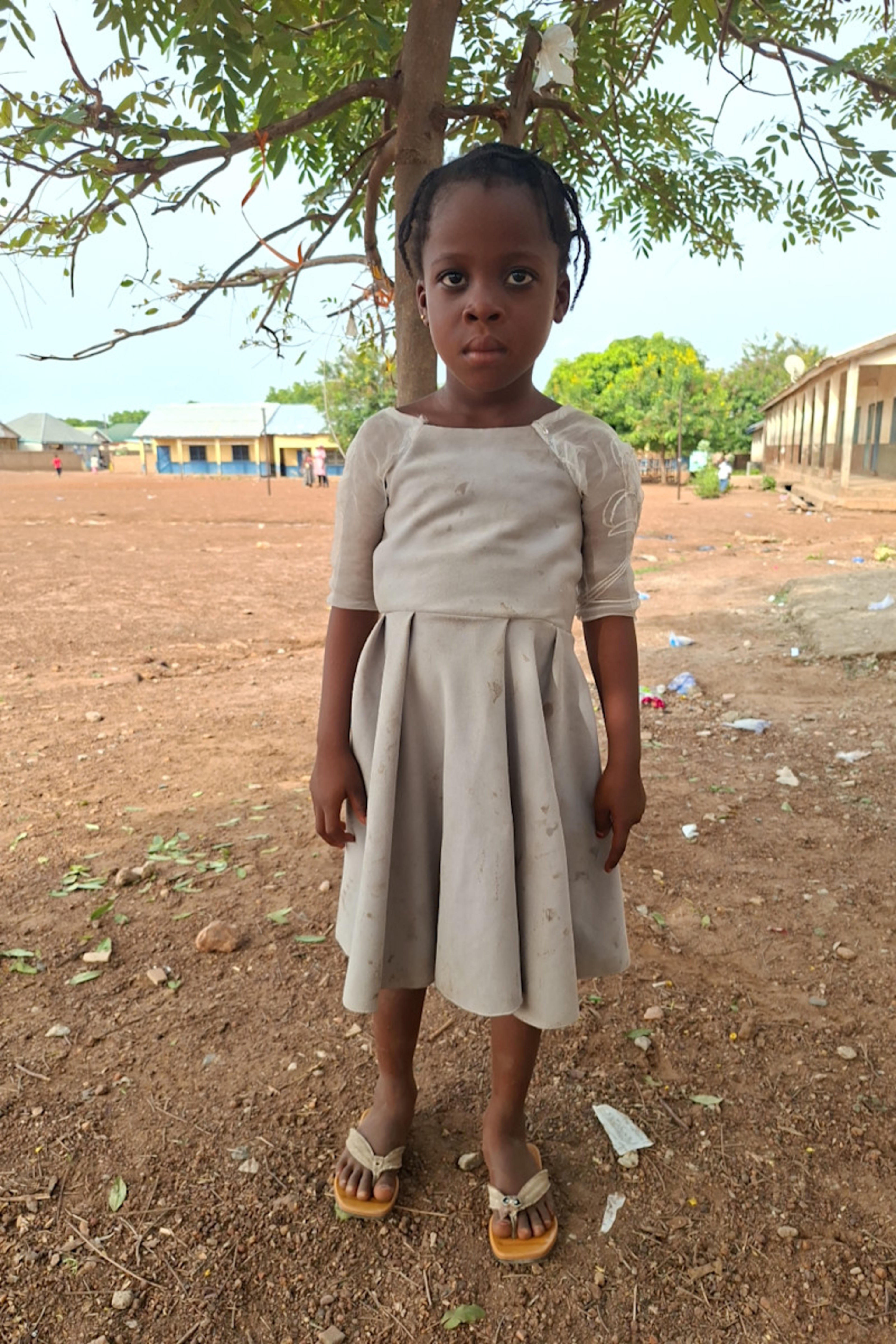 An unsponsored girl named Marijana from Ghana who lives in an AIDS-affected area and has waited 141 days for a sponsor.