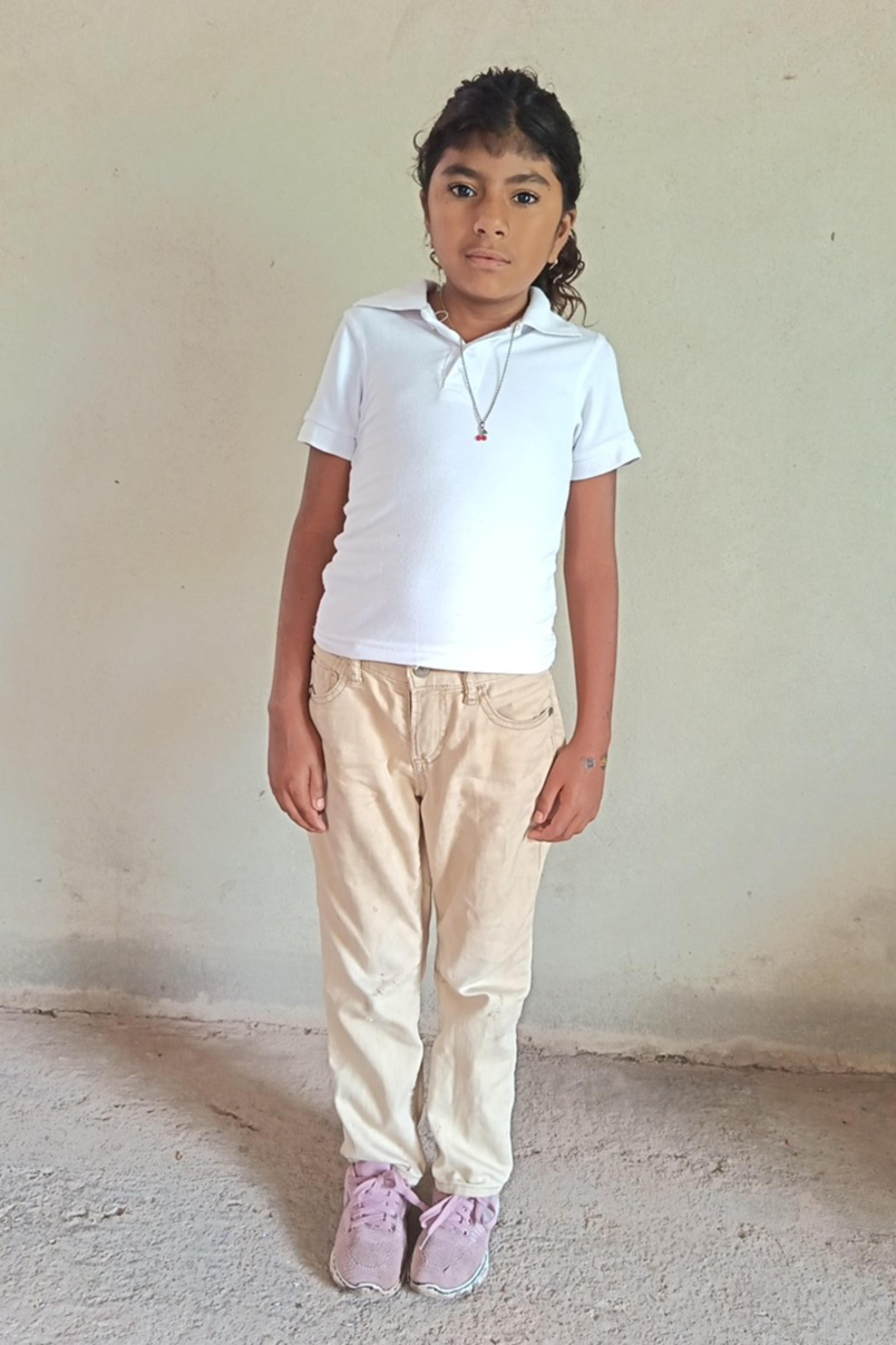 An unsponsored girl named Ariana from Nicaragua who has waited 587 days for a sponsor.
