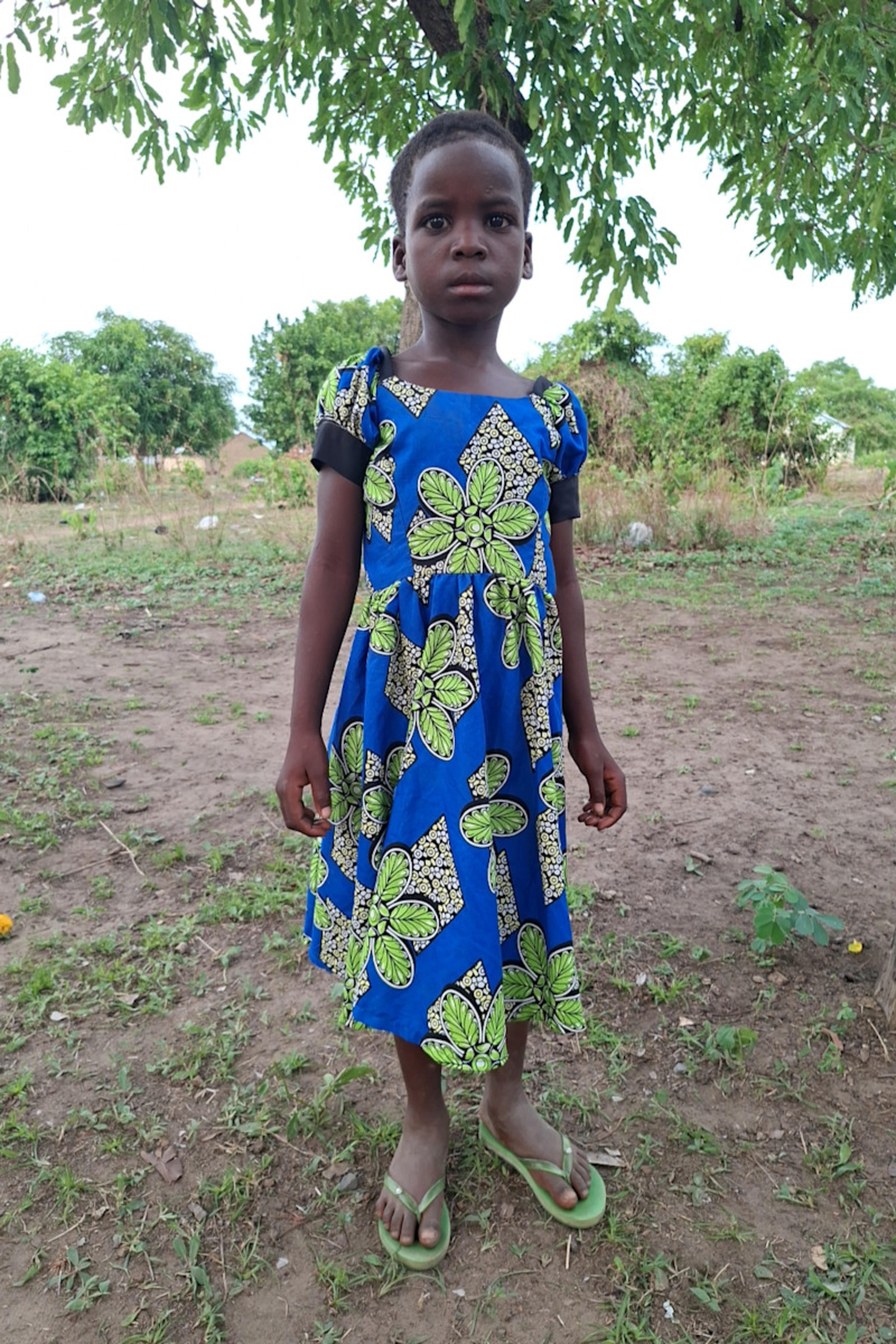 An unsponsored girl named Rose from Ghana who lives in an AIDS-affected area and has waited 144 days for a sponsor.