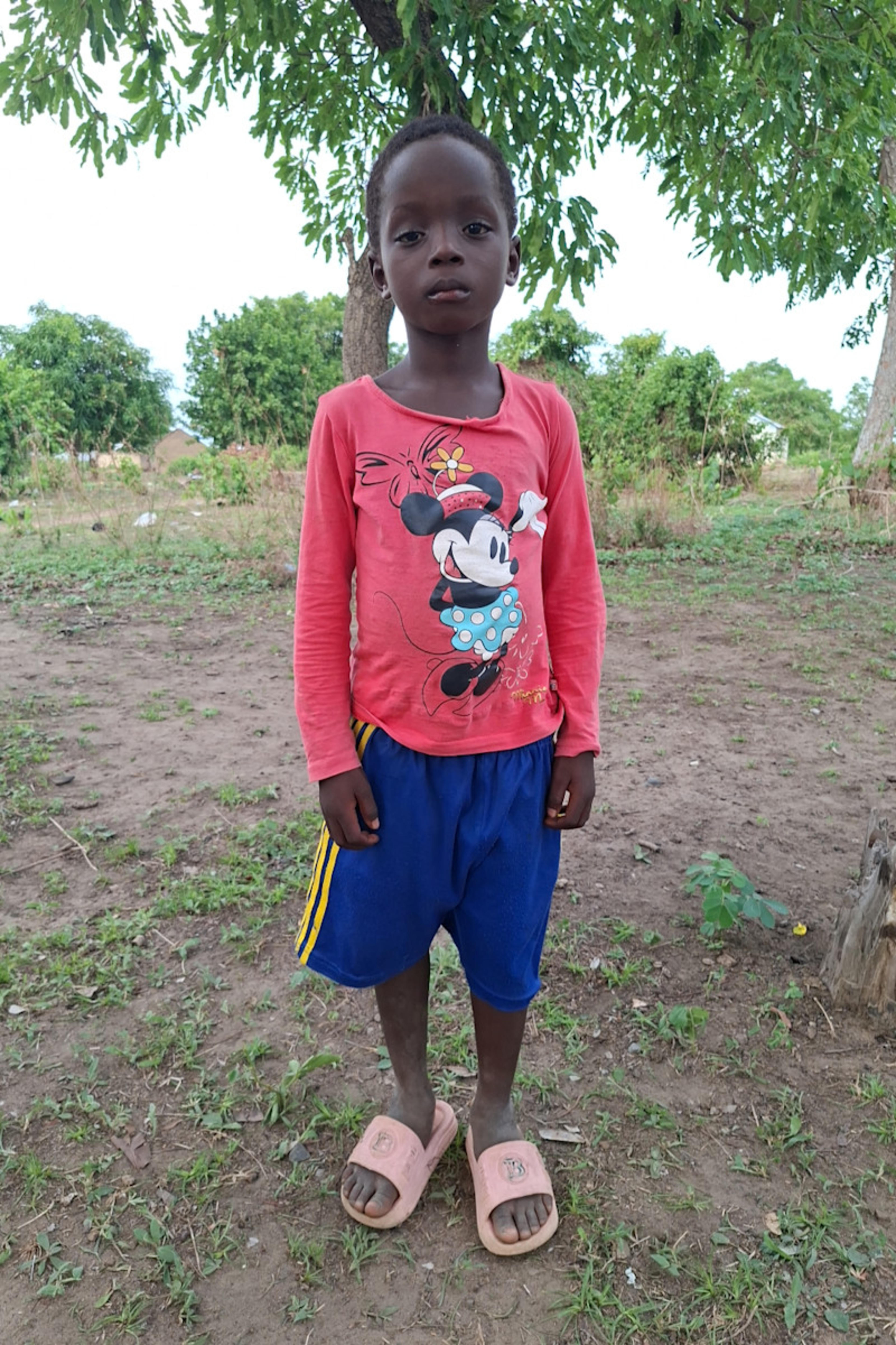 An unsponsored boy named Ollo from Ghana who lives in an AIDS-affected area and has waited 144 days for a sponsor.