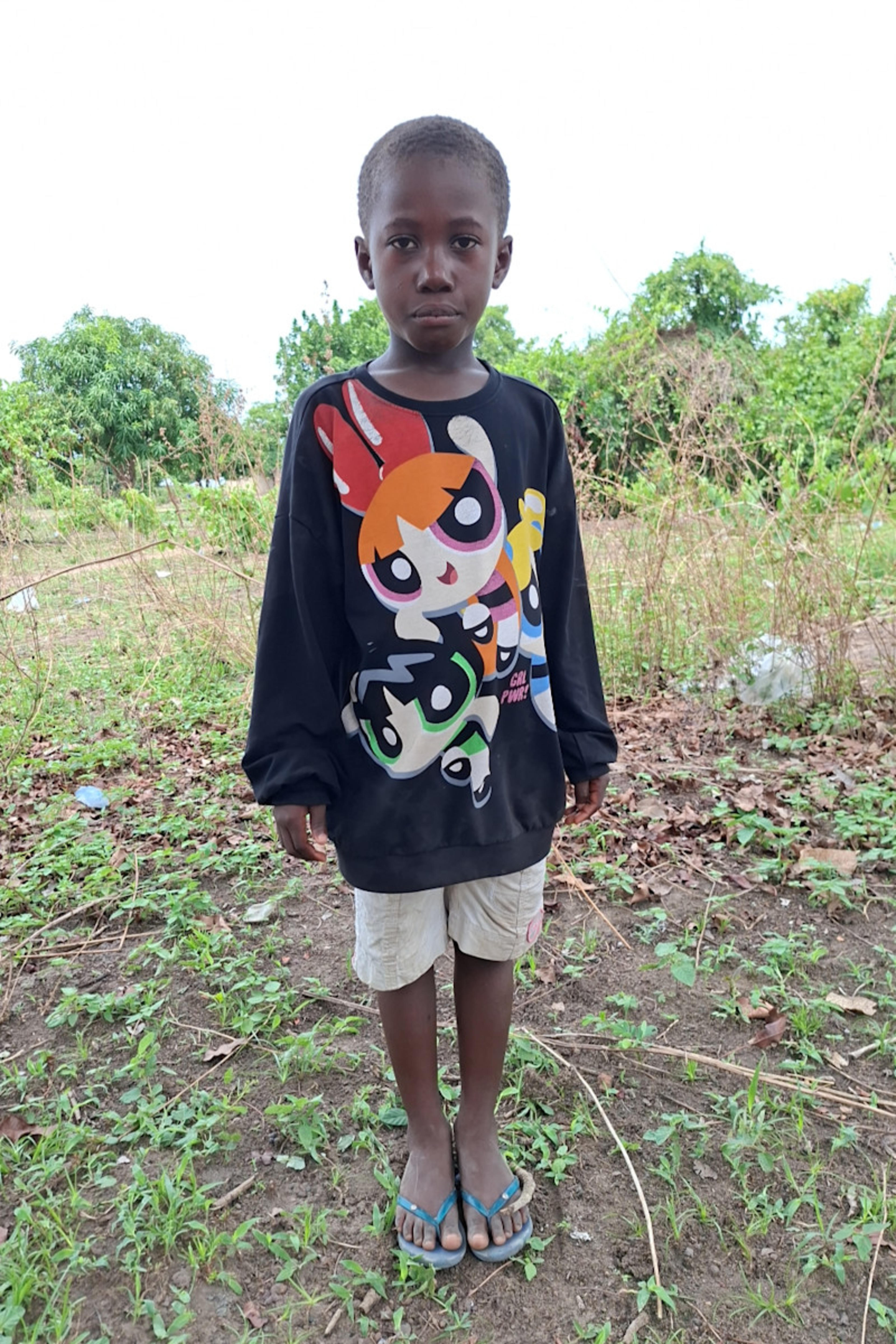An unsponsored girl named Grace from Ghana who lives in an AIDS-affected area and has waited 144 days for a sponsor.