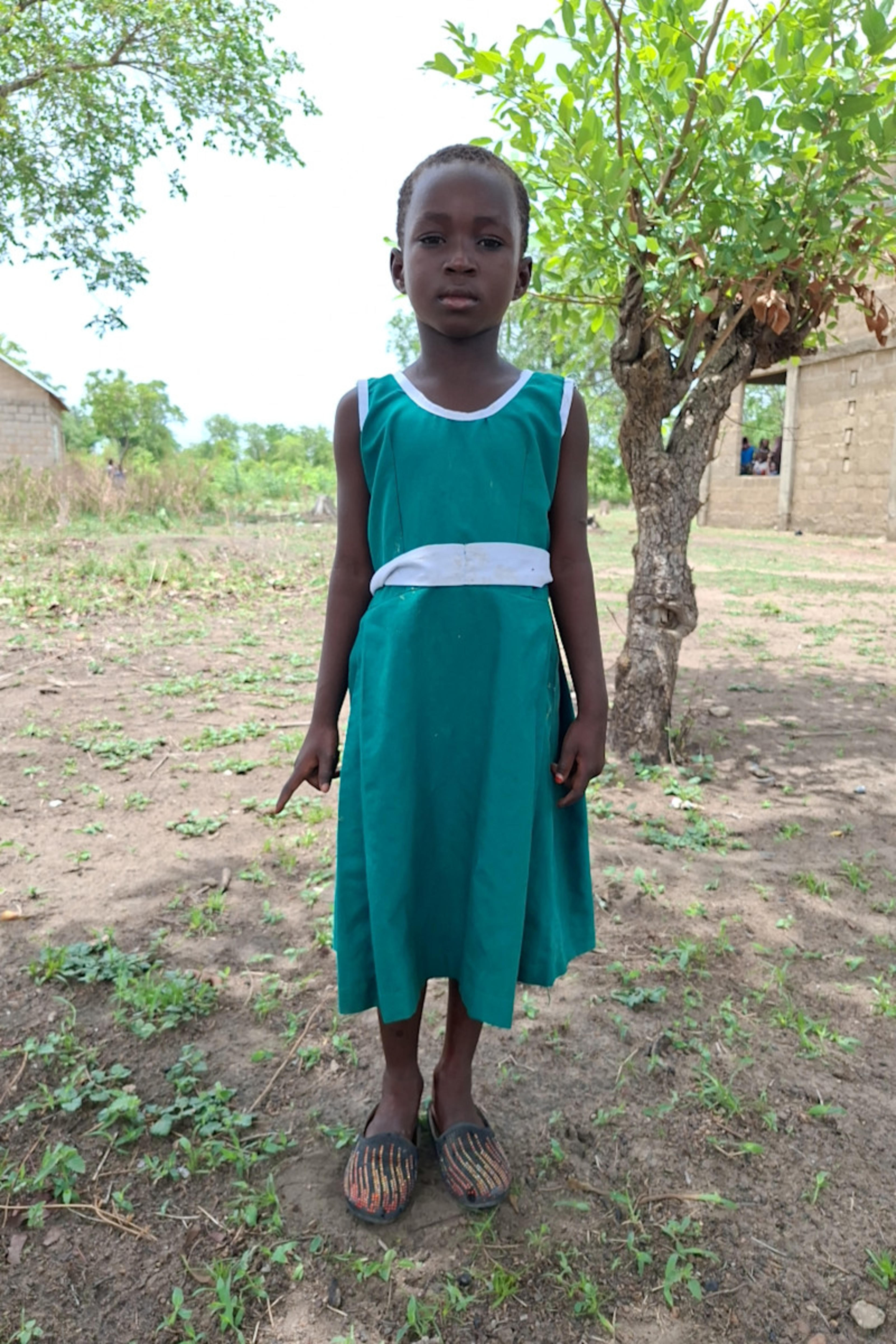 An unsponsored girl named Mariam from Ghana who lives in an AIDS-affected area and has waited 144 days for a sponsor.