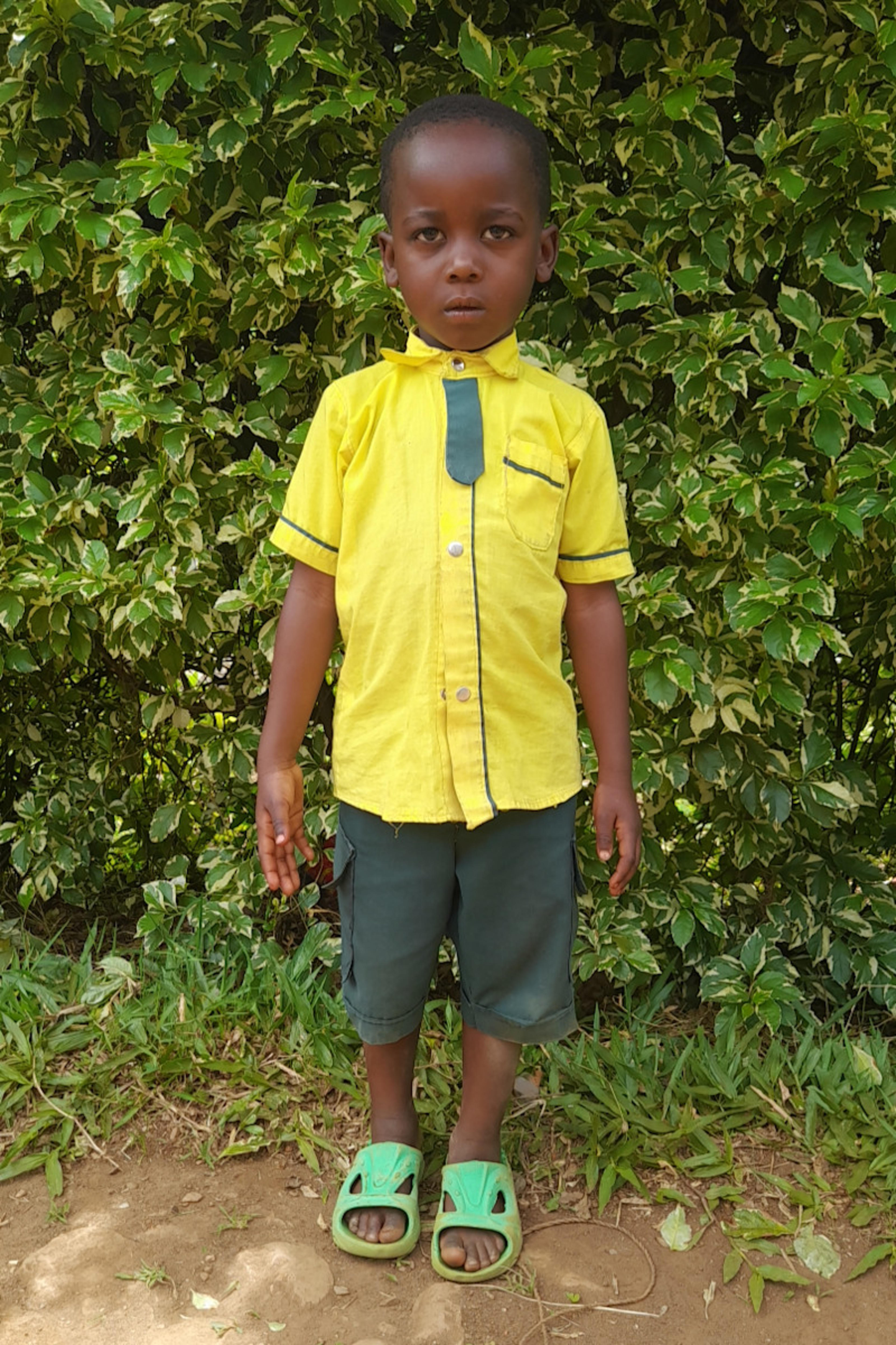 An unsponsored boy named Mucyo from Rwanda who lives in an AIDS-affected area, is vulnerable to exploitation and has waited 158 days for a sponsor.
