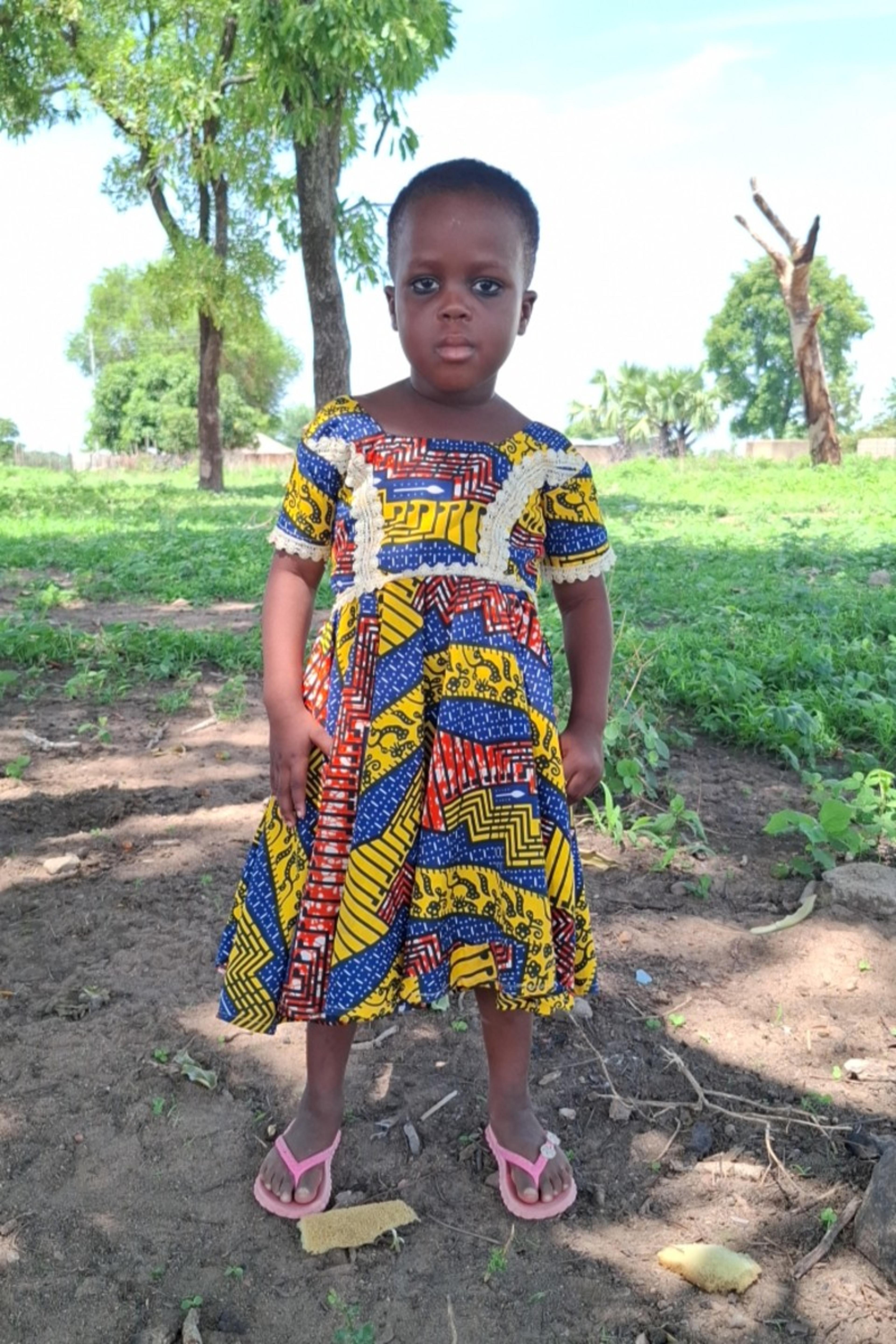 An unsponsored girl named Vannessa from Ghana who lives in an AIDS-affected area and has waited 141 days for a sponsor.