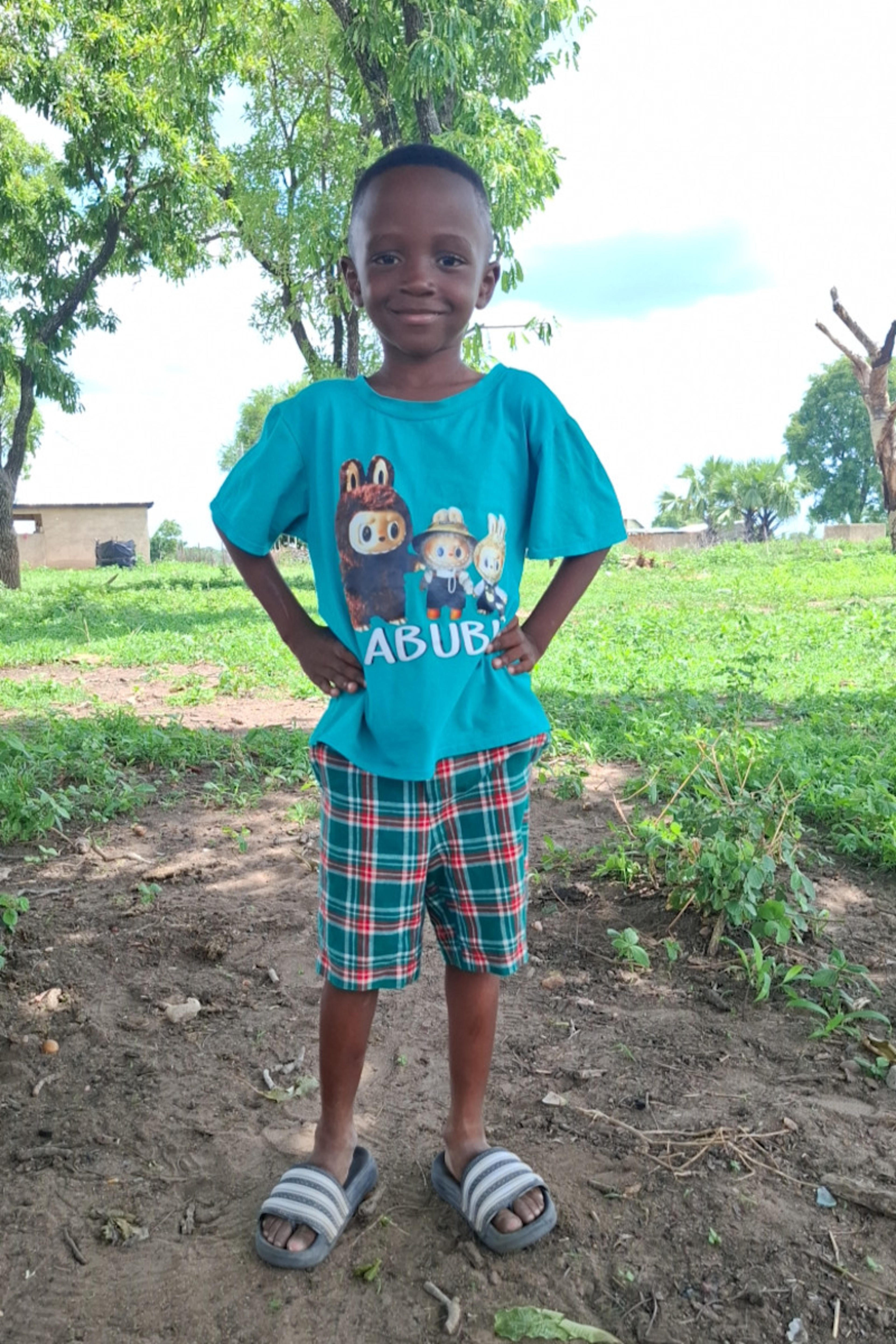 An unsponsored boy named Daniel from Ghana who lives in an AIDS-affected area and has waited 141 days for a sponsor.