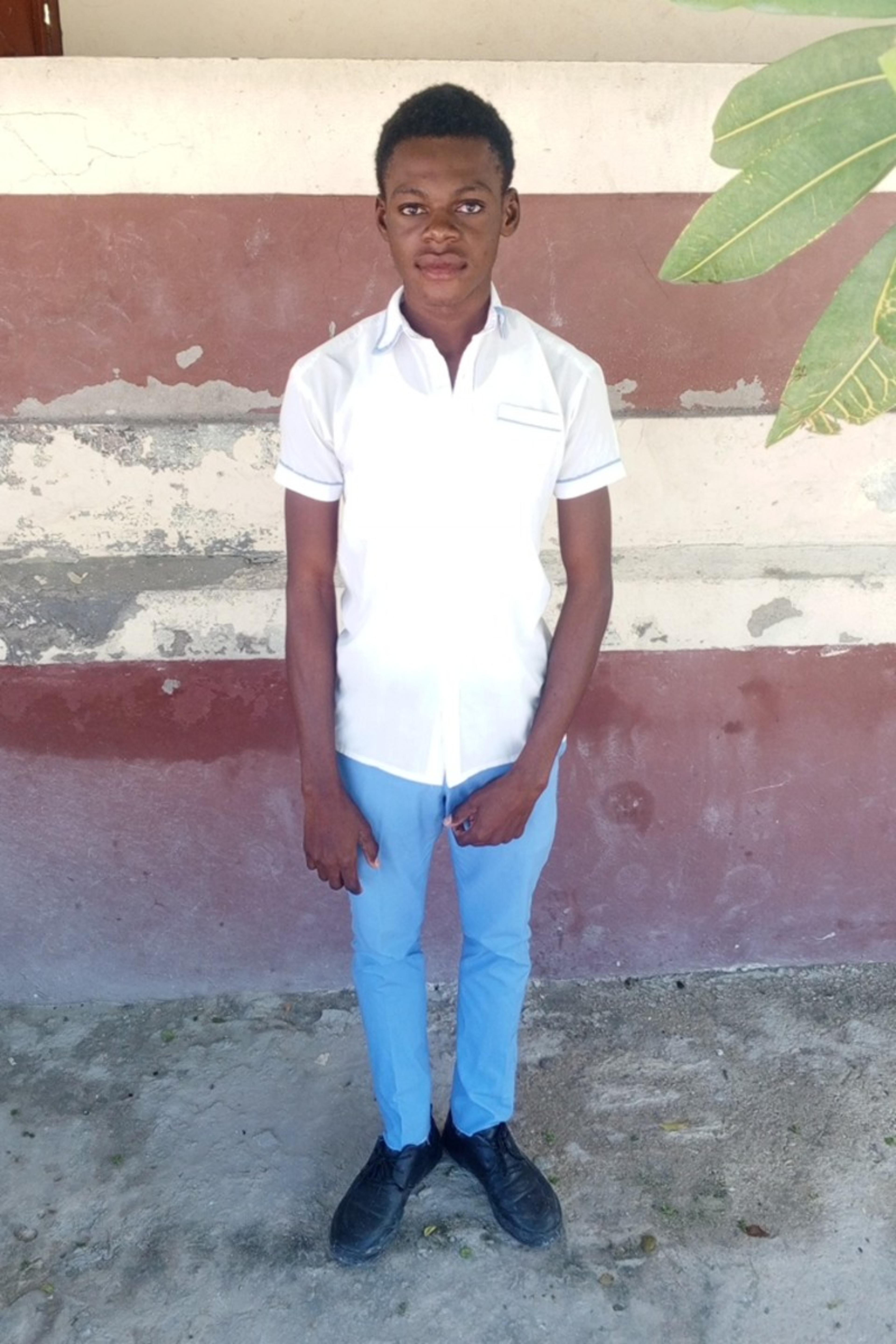 An unsponsored boy named Saviola from Haiti who is vulnerable to exploitation and has waited 114 days for a sponsor.
