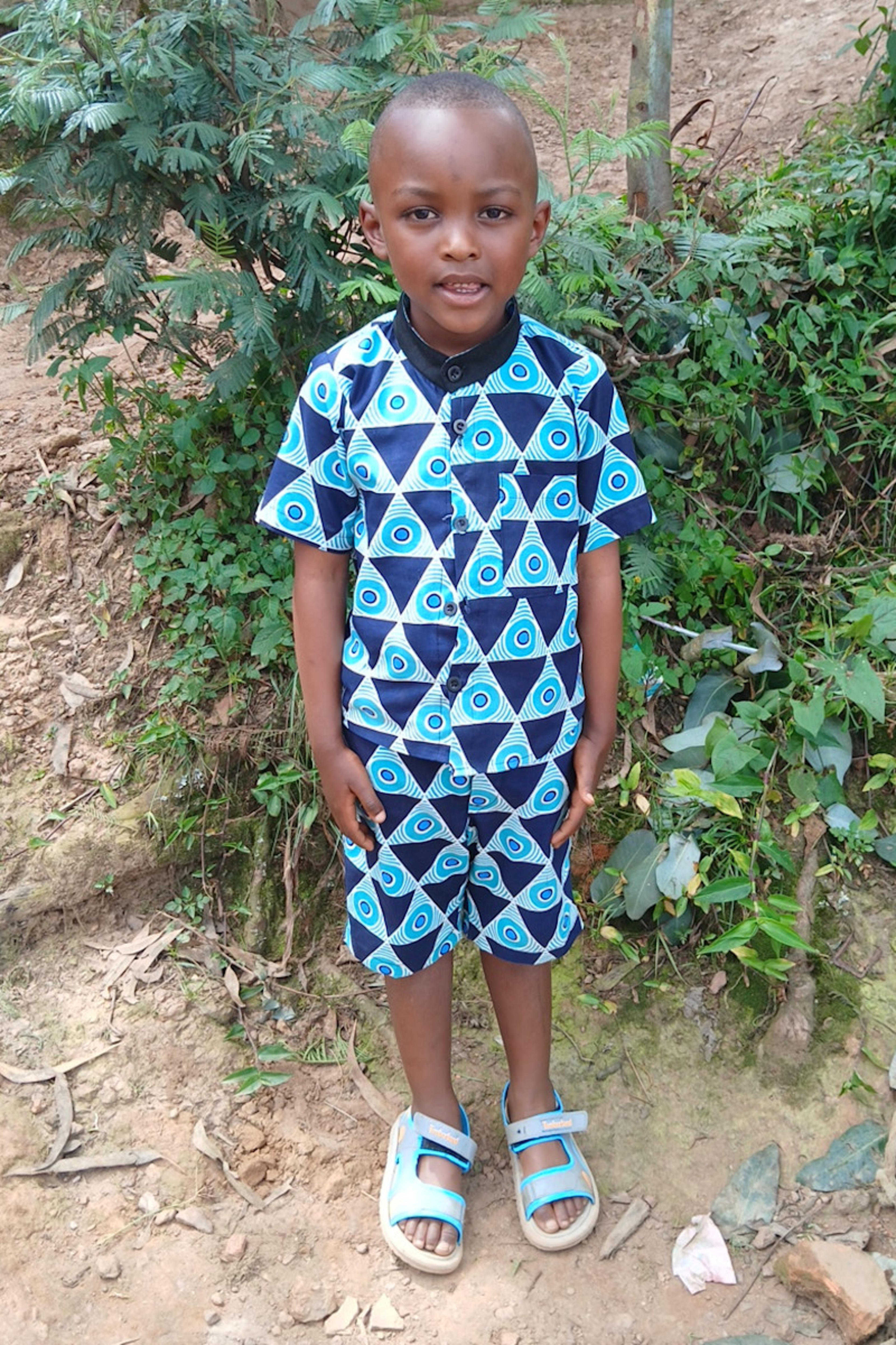 An unsponsored boy named Mugisha from Rwanda who lives in an AIDS-affected area, is vulnerable to exploitation and has waited 134 days for a sponsor.