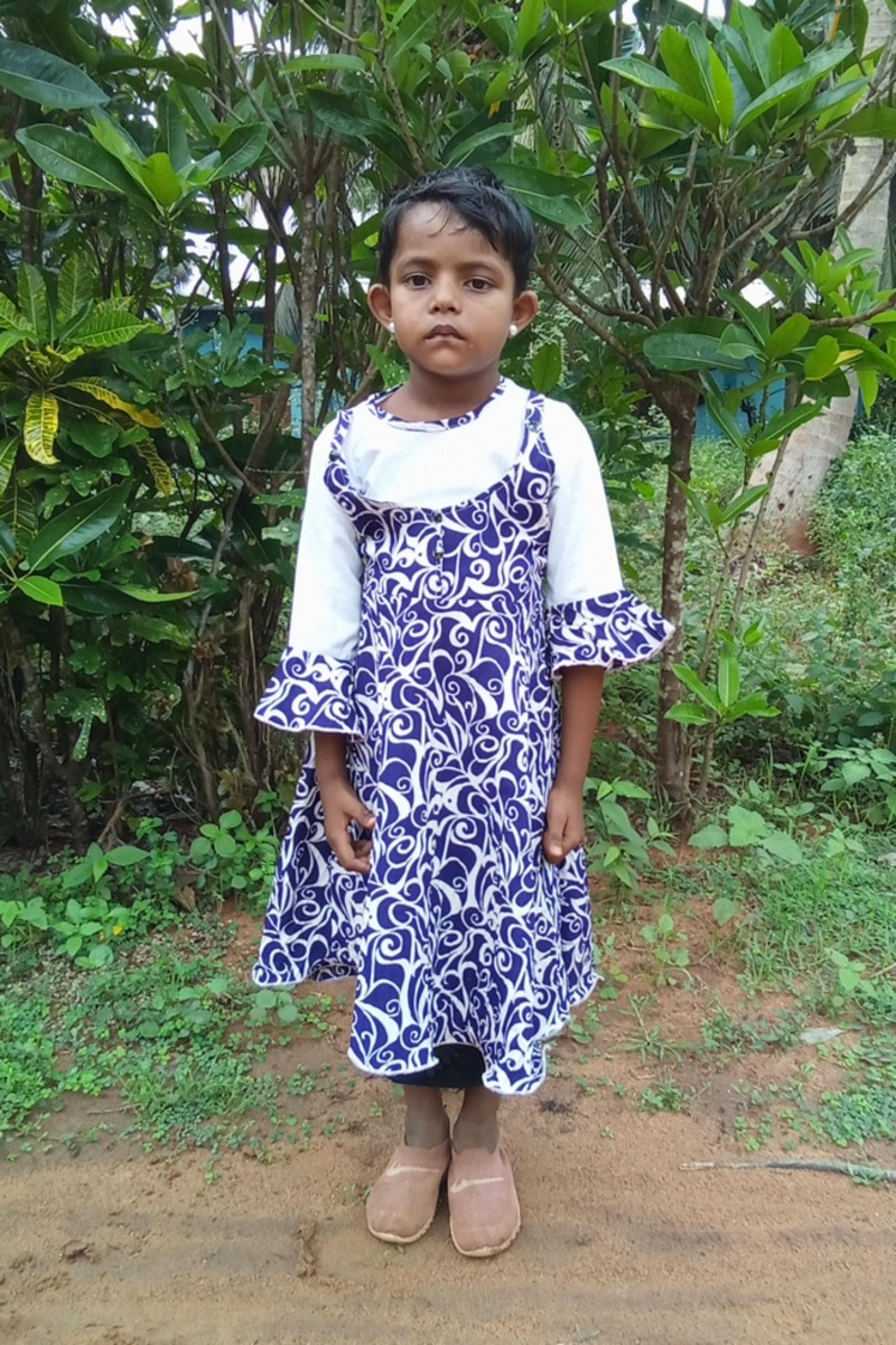 An unsponsored girl named Isu from Sri Lanka who has waited 612 days for a sponsor.