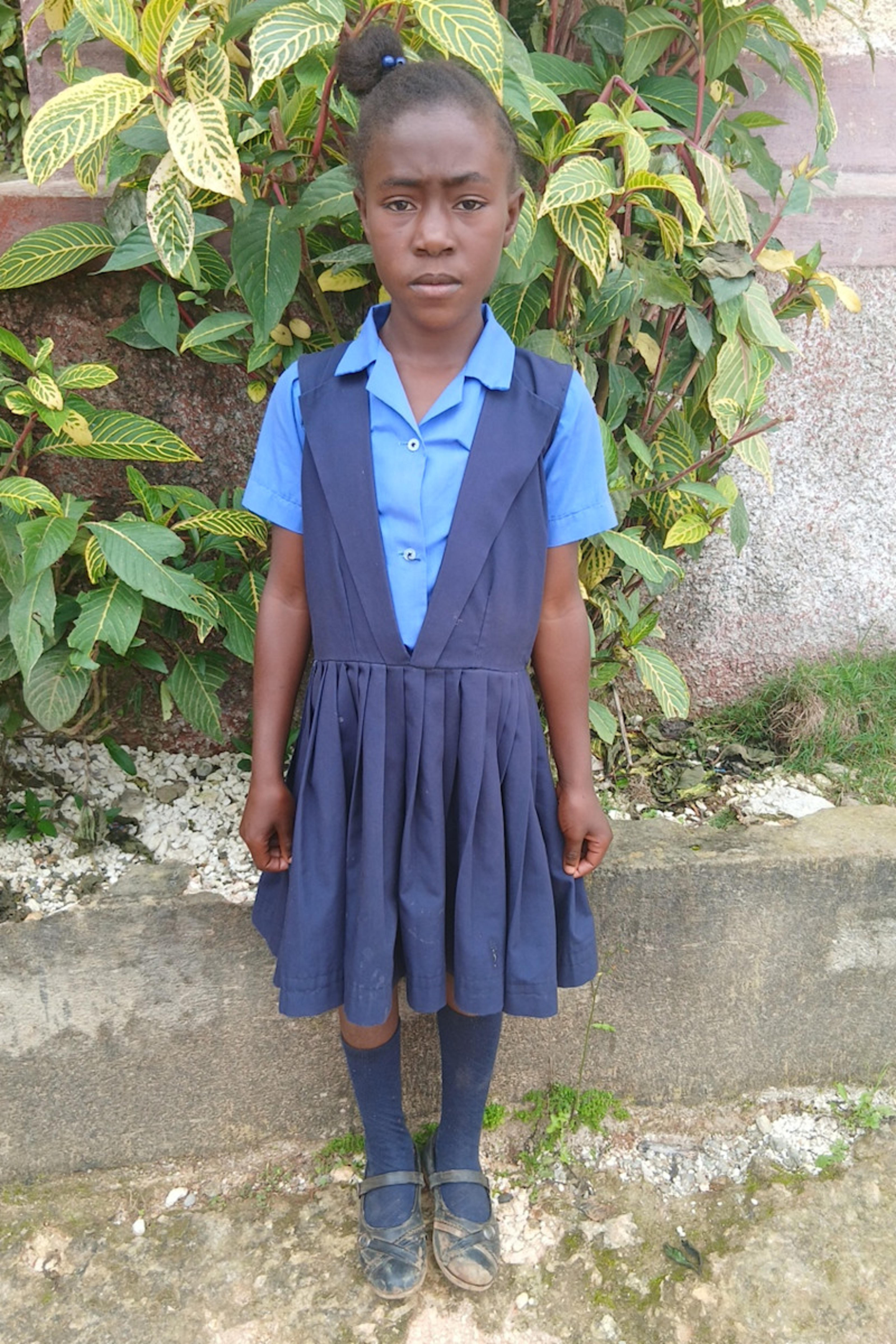 An unsponsored girl named Djefflandie from Haiti who is vulnerable to exploitation and has waited 572 days for a sponsor.