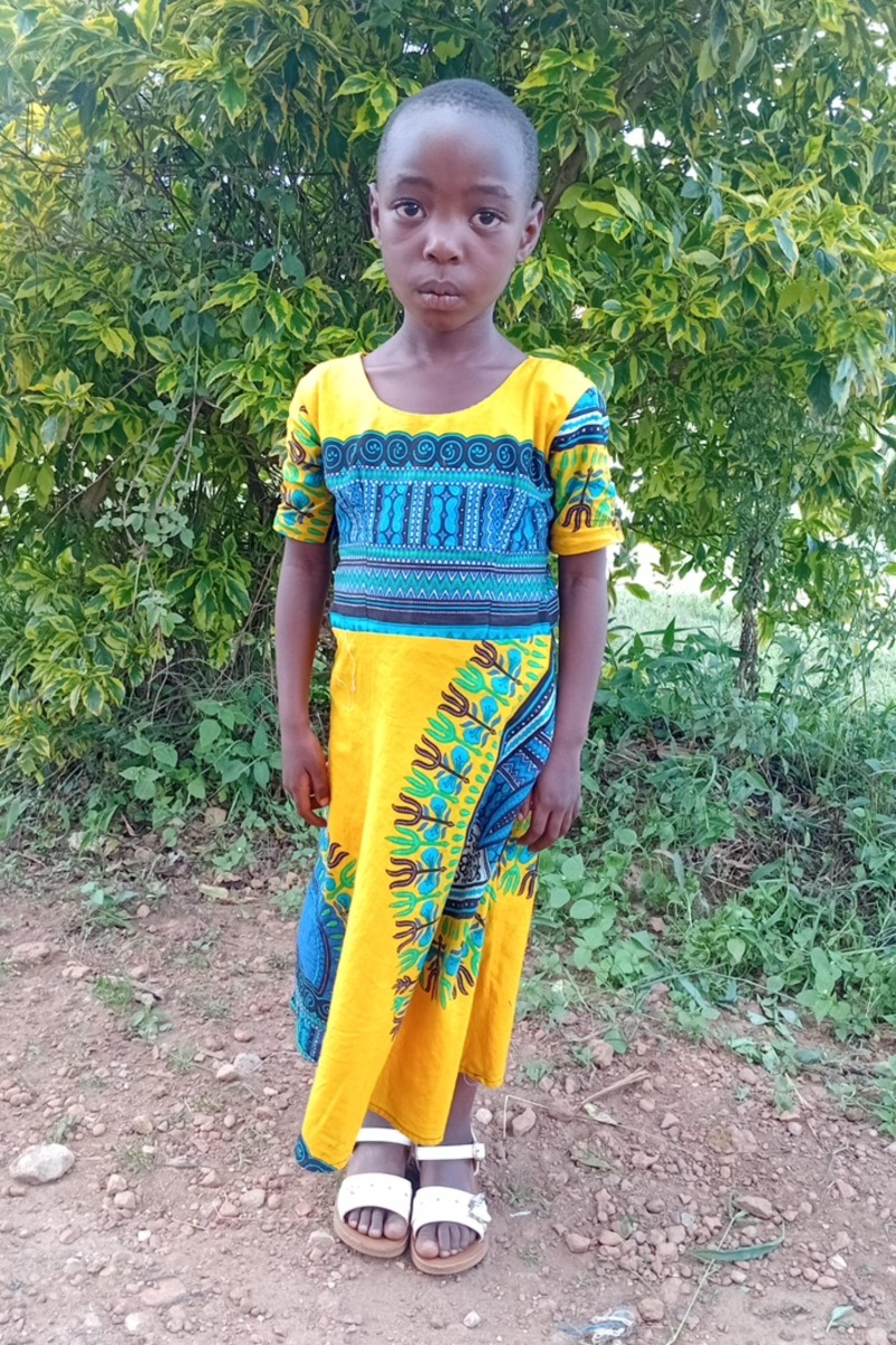 An unsponsored girl named Alleluia from Rwanda who lives in an AIDS-affected area, is vulnerable to exploitation and has waited 134 days for a sponsor.