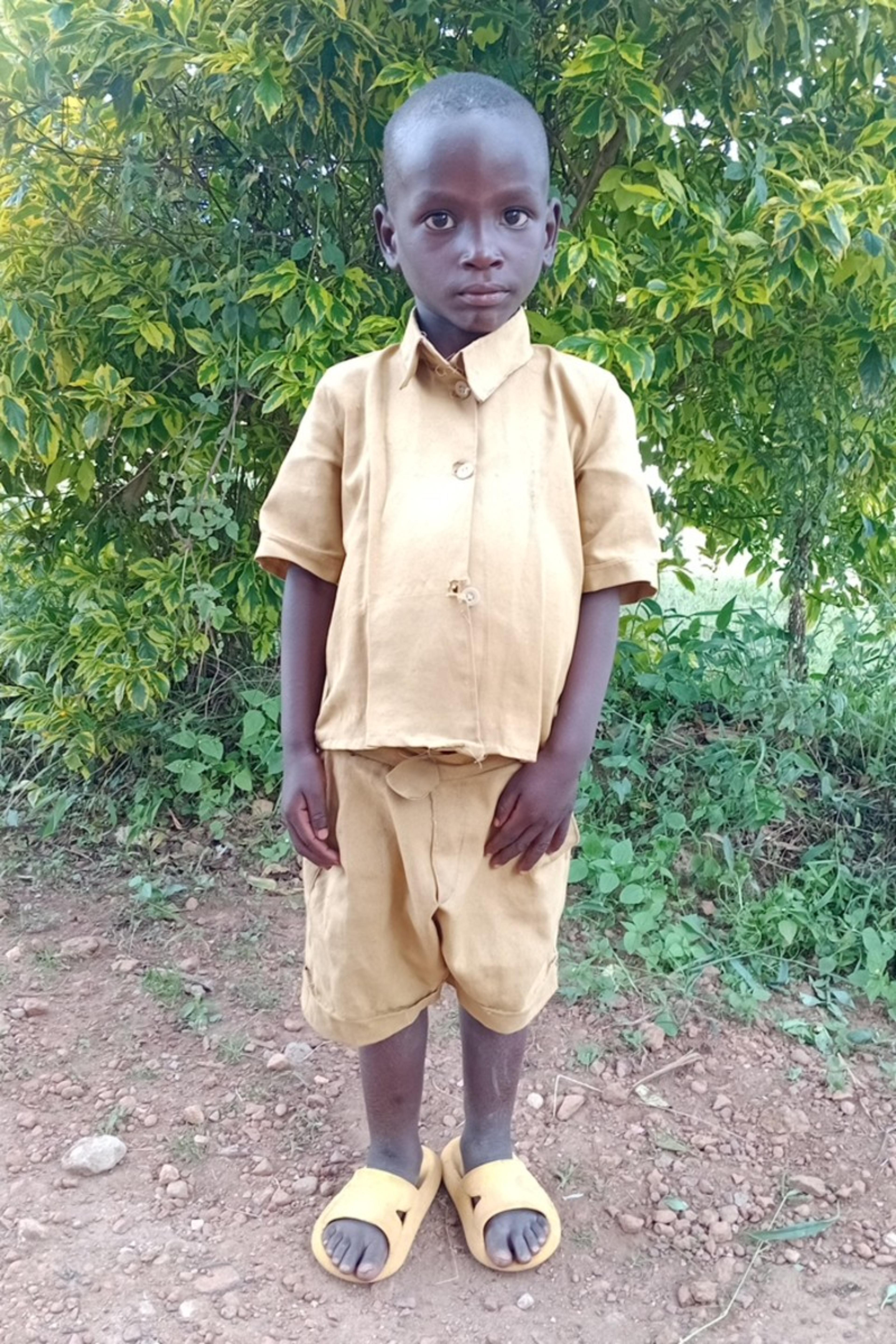 An unsponsored boy named D'Amour from Rwanda who lives in an AIDS-affected area, is vulnerable to exploitation and has waited 134 days for a sponsor.