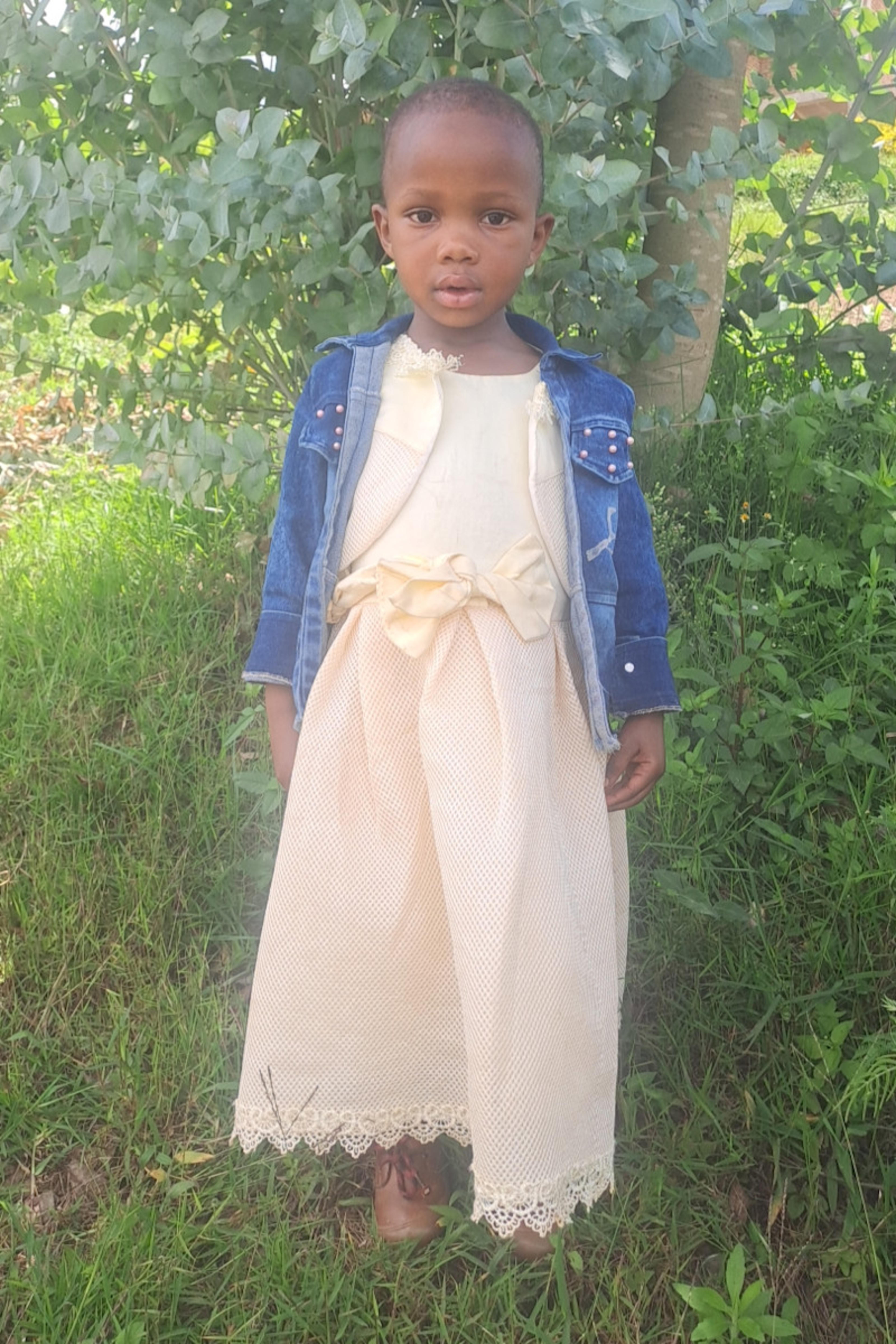 An unsponsored girl named Zawadi from Rwanda who lives in an AIDS-affected area, is vulnerable to exploitation and has waited 133 days for a sponsor.