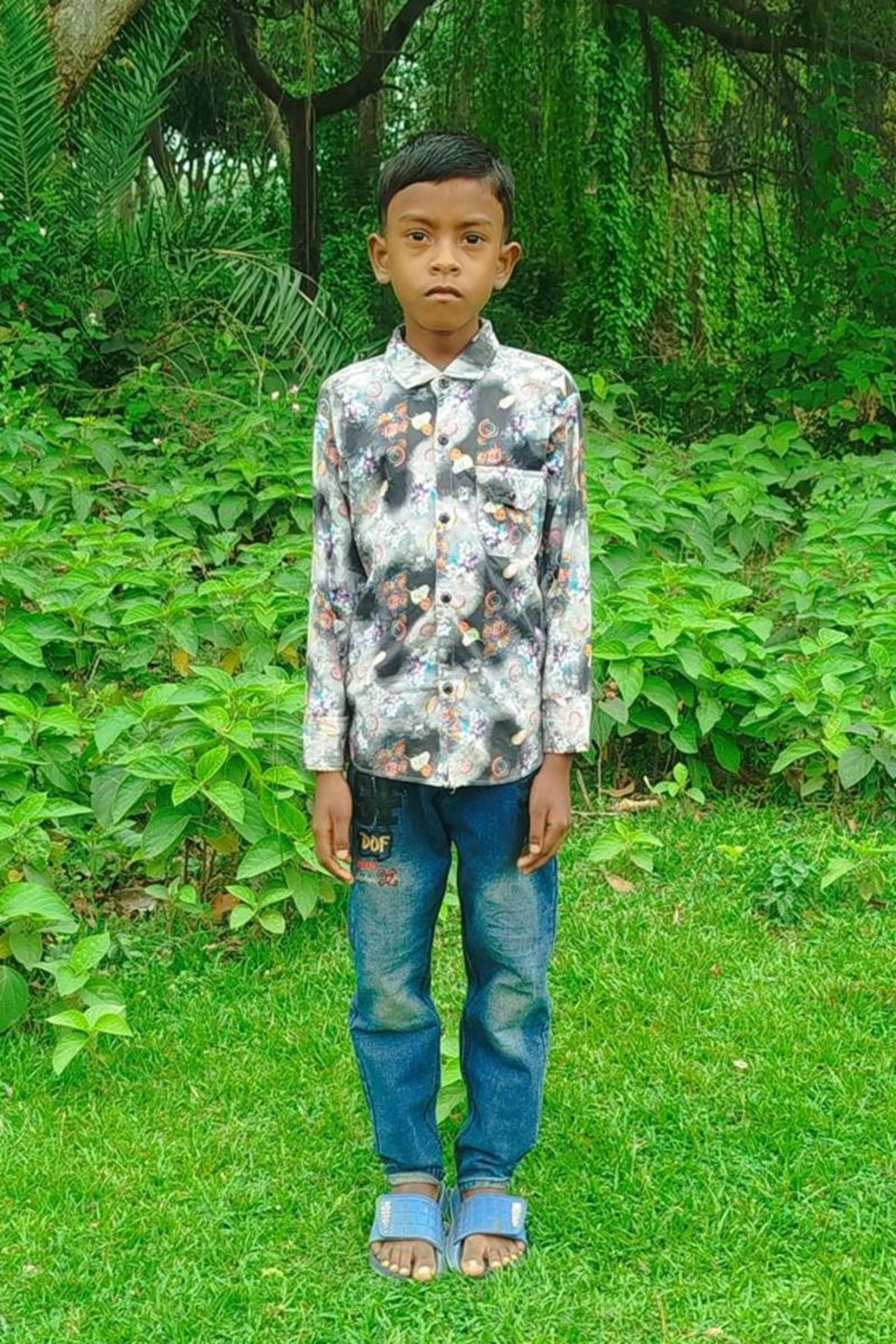 An unsponsored boy named Sujoy from Bangladesh who is vulnerable to exploitation and has waited 711 days for a sponsor.