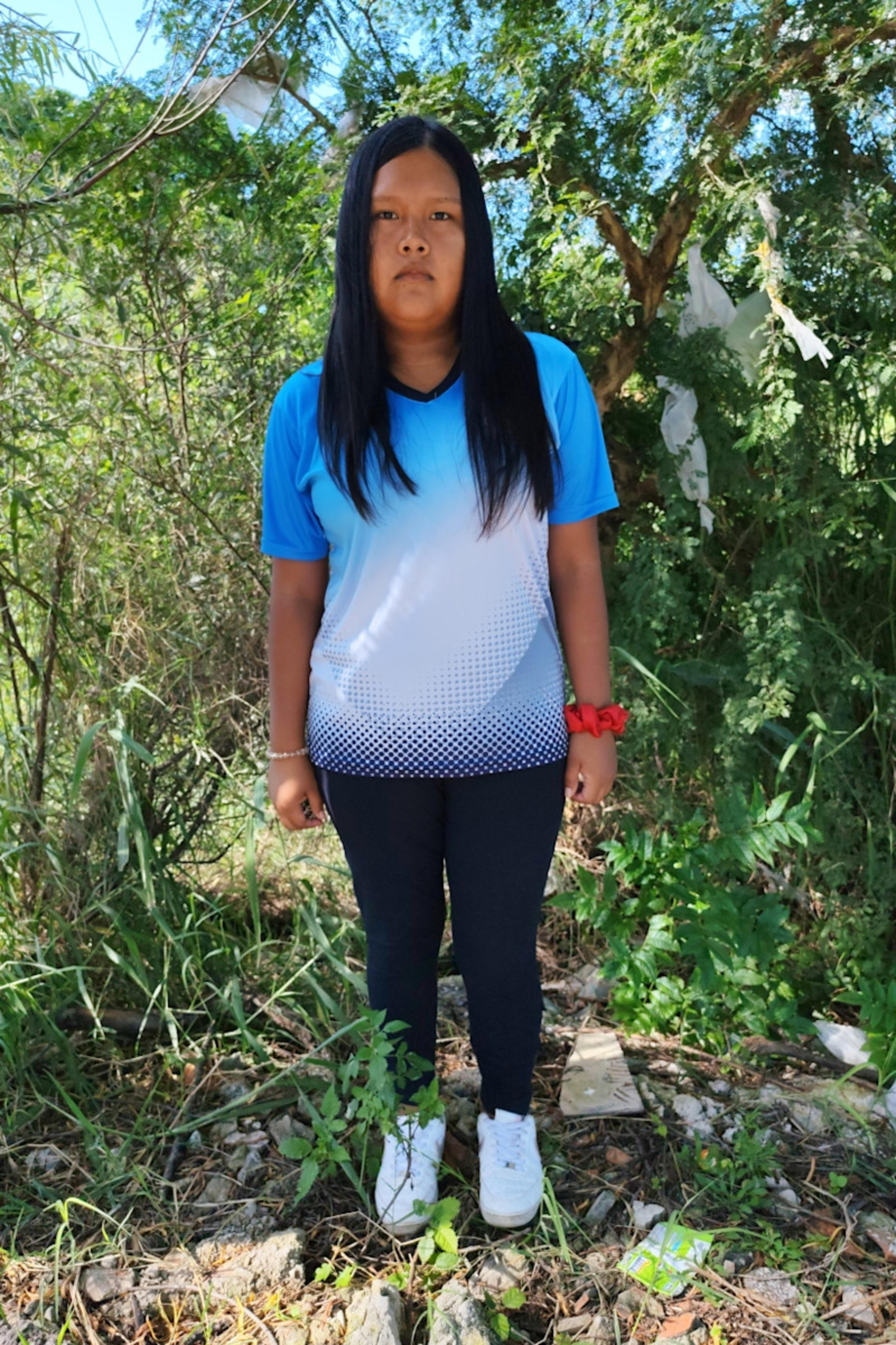 An unsponsored girl named Valeria from Bolivia who has waited 425 days for a sponsor.