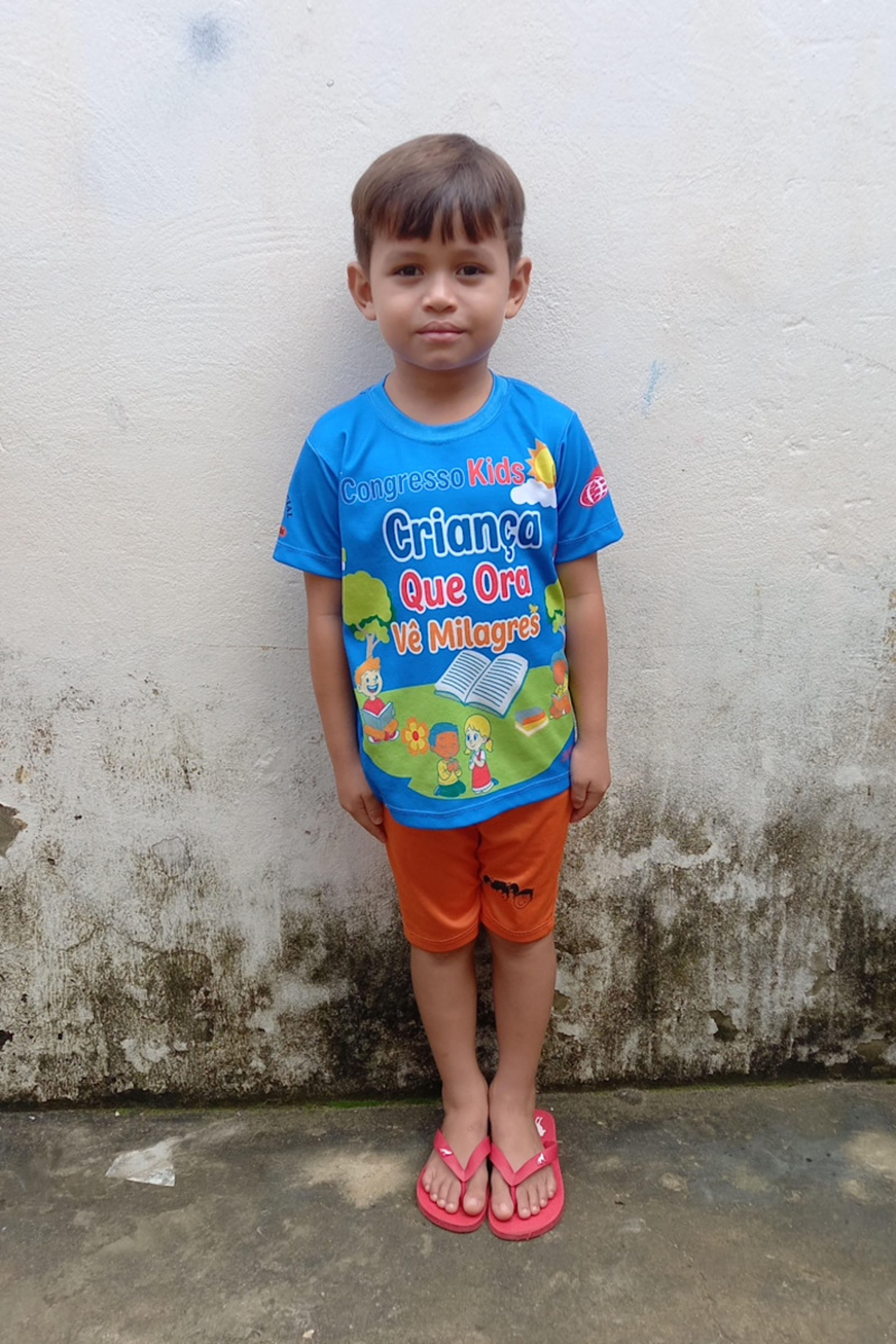 An unsponsored boy named Levy from Brazil who has waited 331 days for a sponsor.