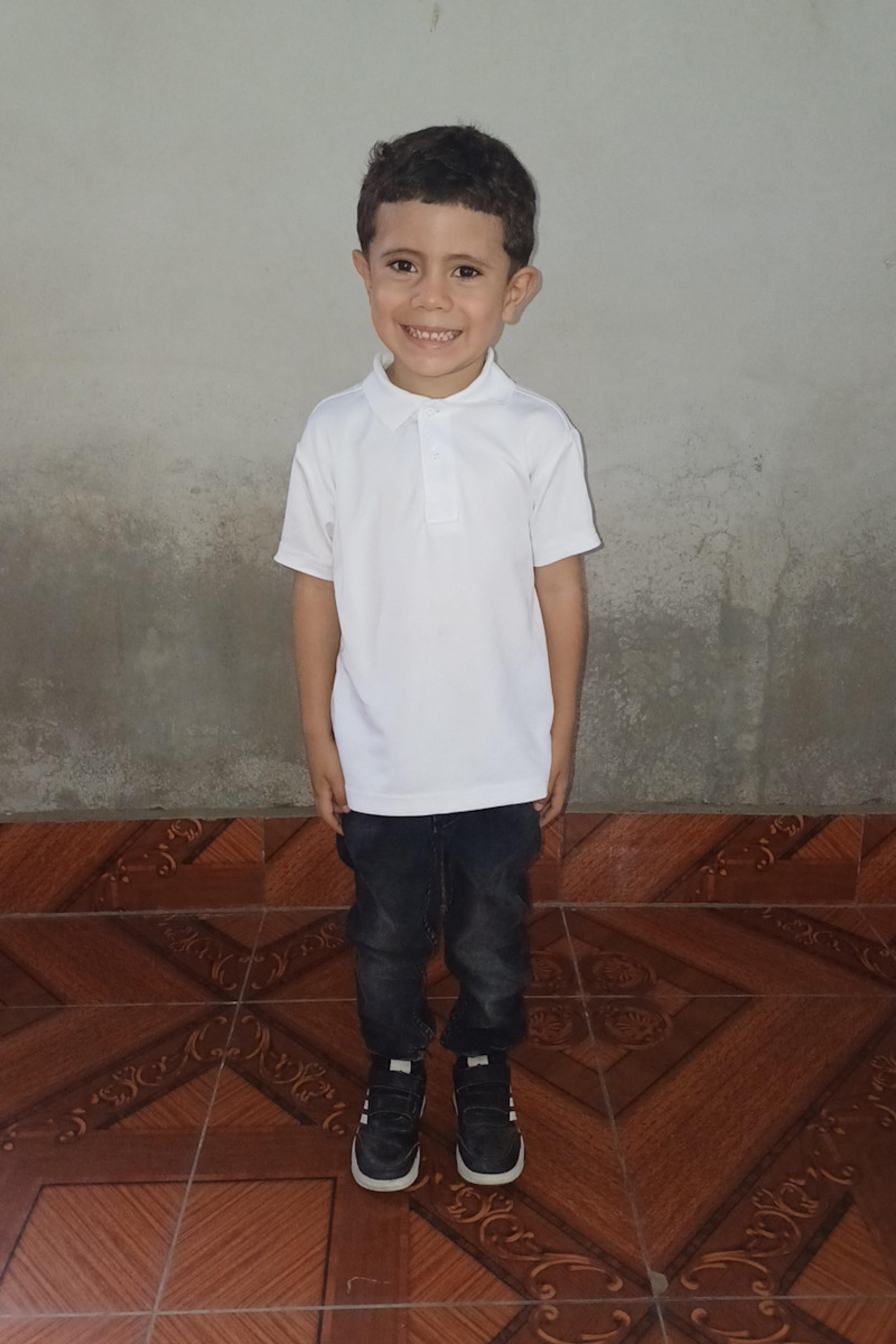 An unsponsored boy named Liam from Nicaragua who has waited 157 days for a sponsor.