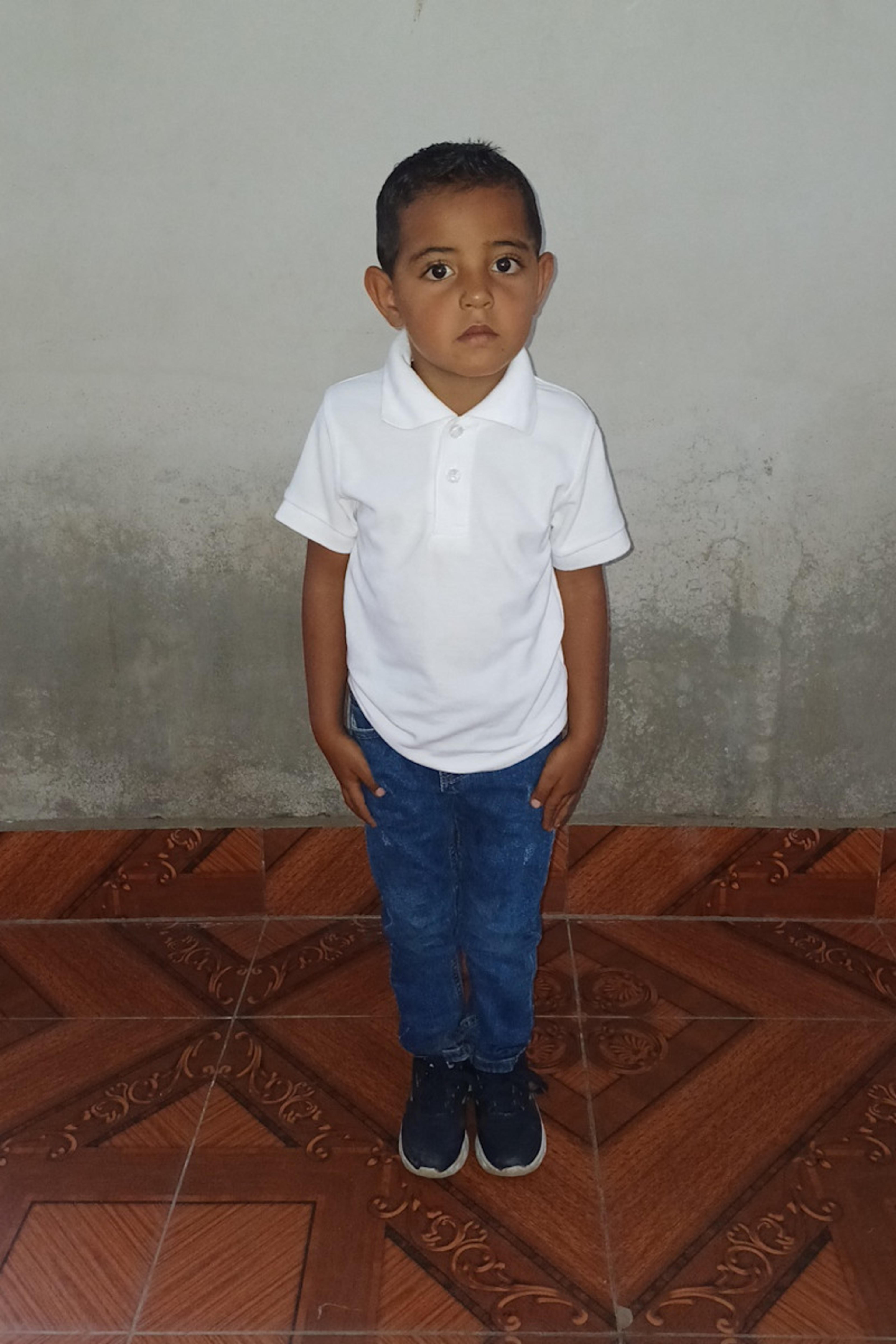 An unsponsored boy named Andy from Nicaragua who has waited 157 days for a sponsor.