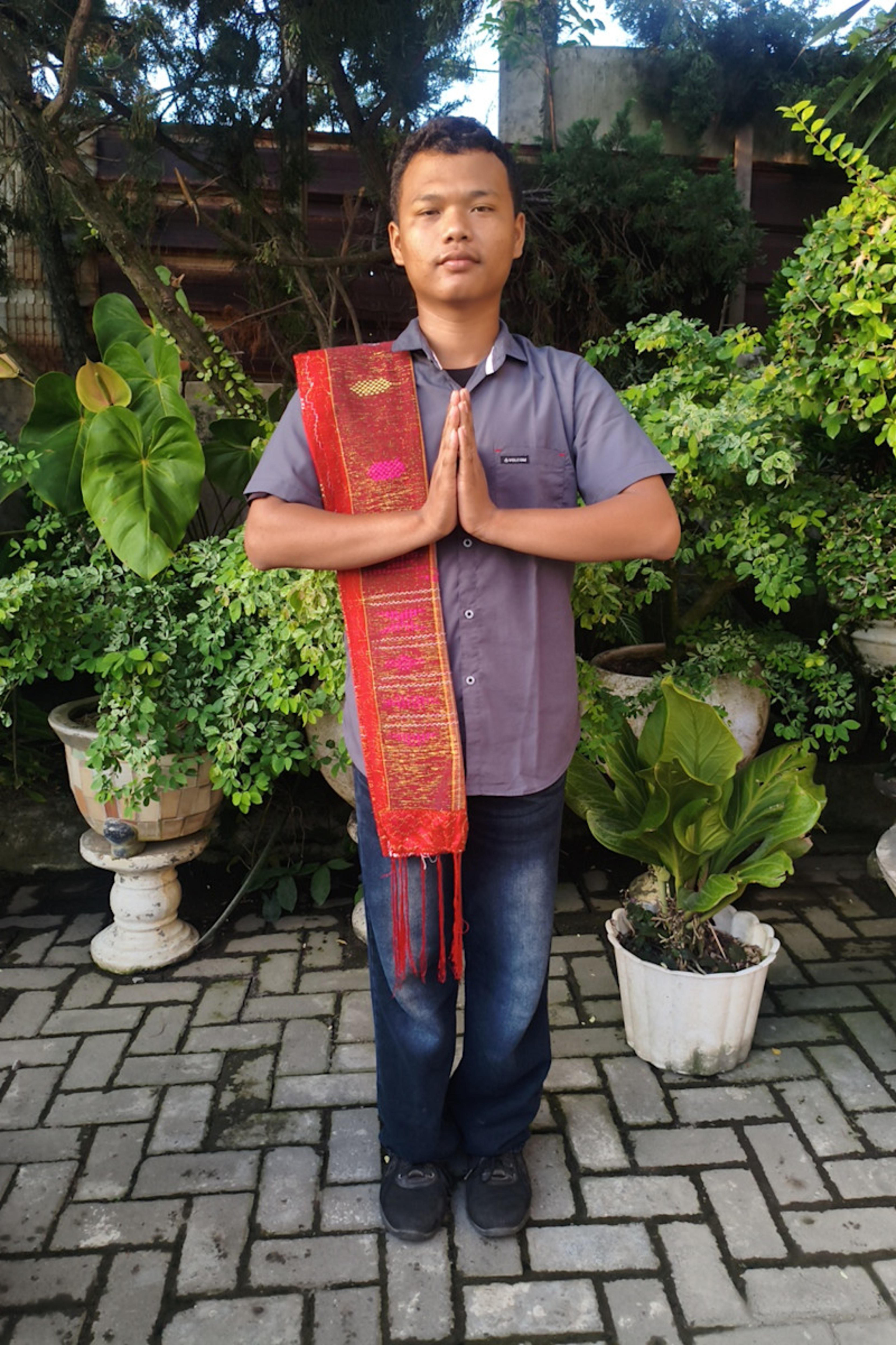 An unsponsored boy named Chael from Indonesia who has waited 425 days for a sponsor.