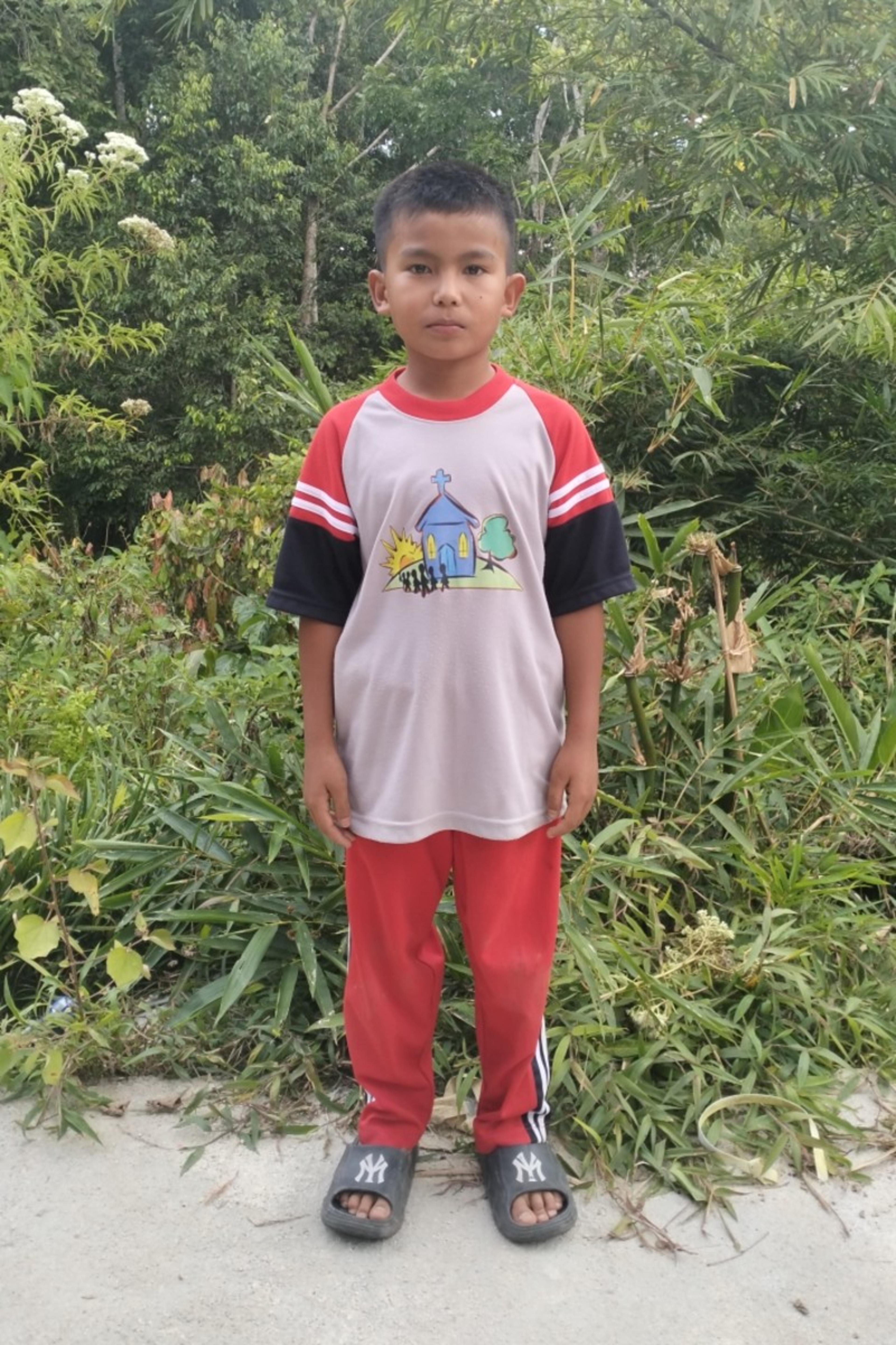 An unsponsored boy named Regan from Indonesia who has waited 525 days for a sponsor.
