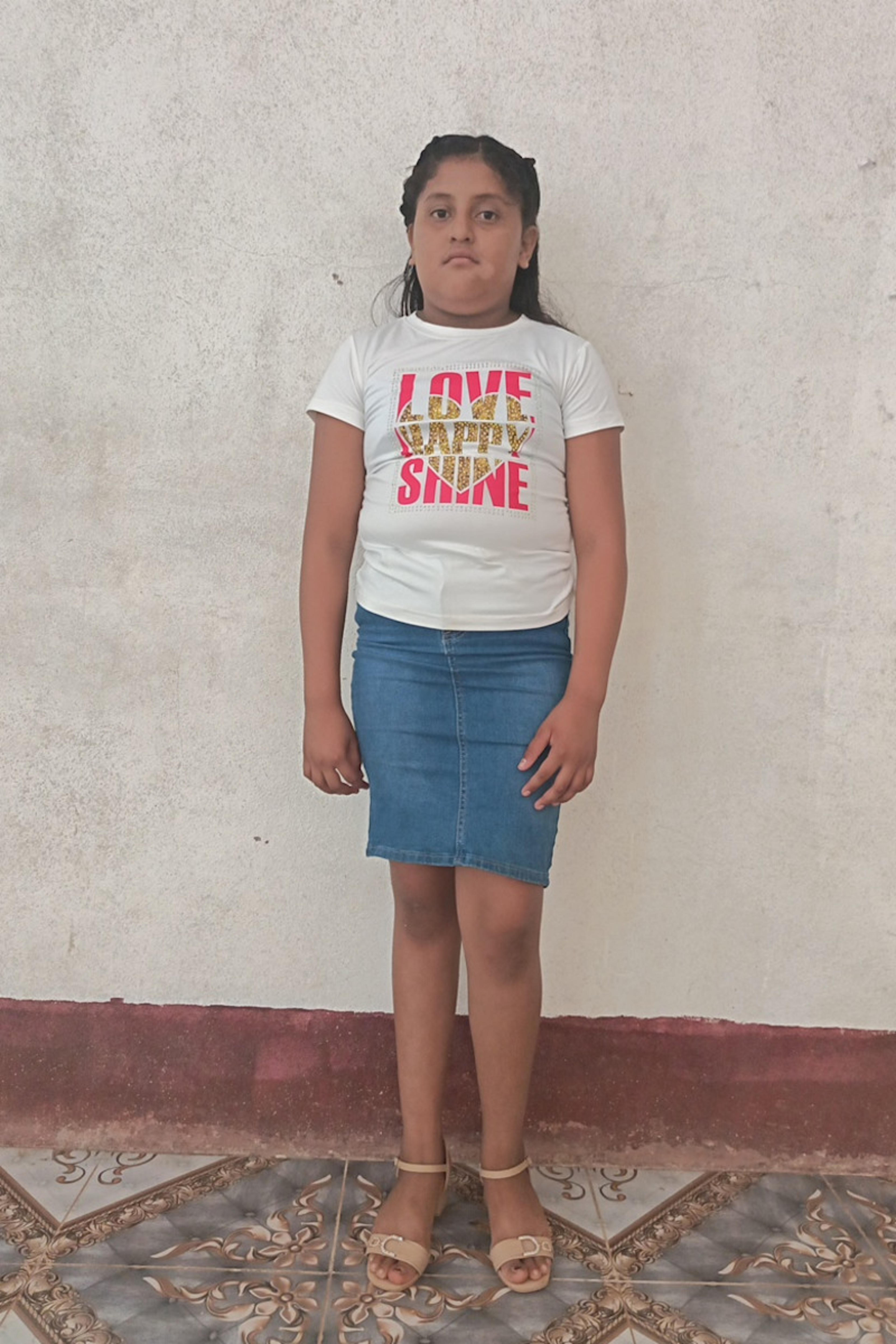 An unsponsored girl named Yesneling from Nicaragua who has waited 725 days for a sponsor.