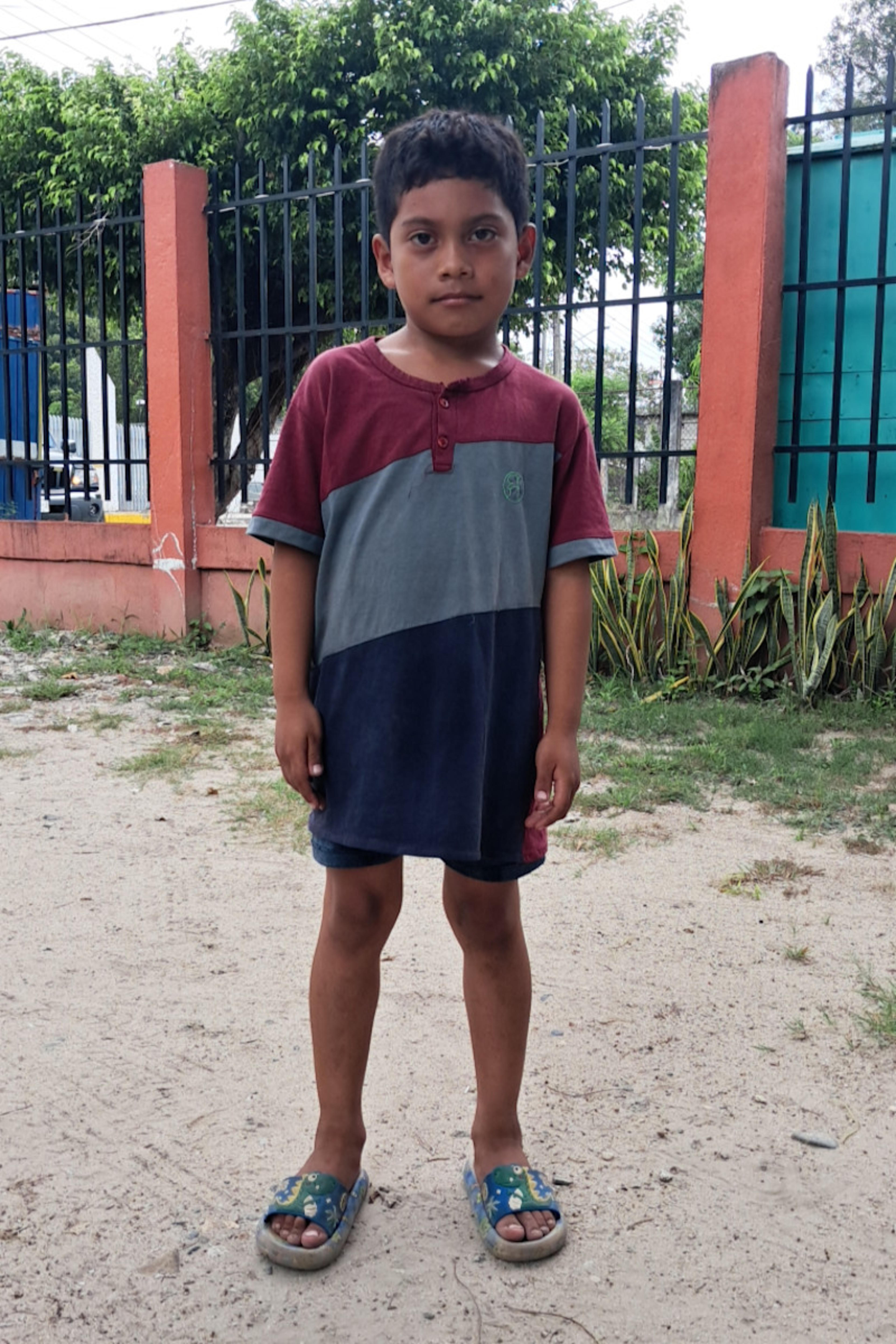 An unsponsored boy named Leodan from Mexico who has waited 380 days for a sponsor.