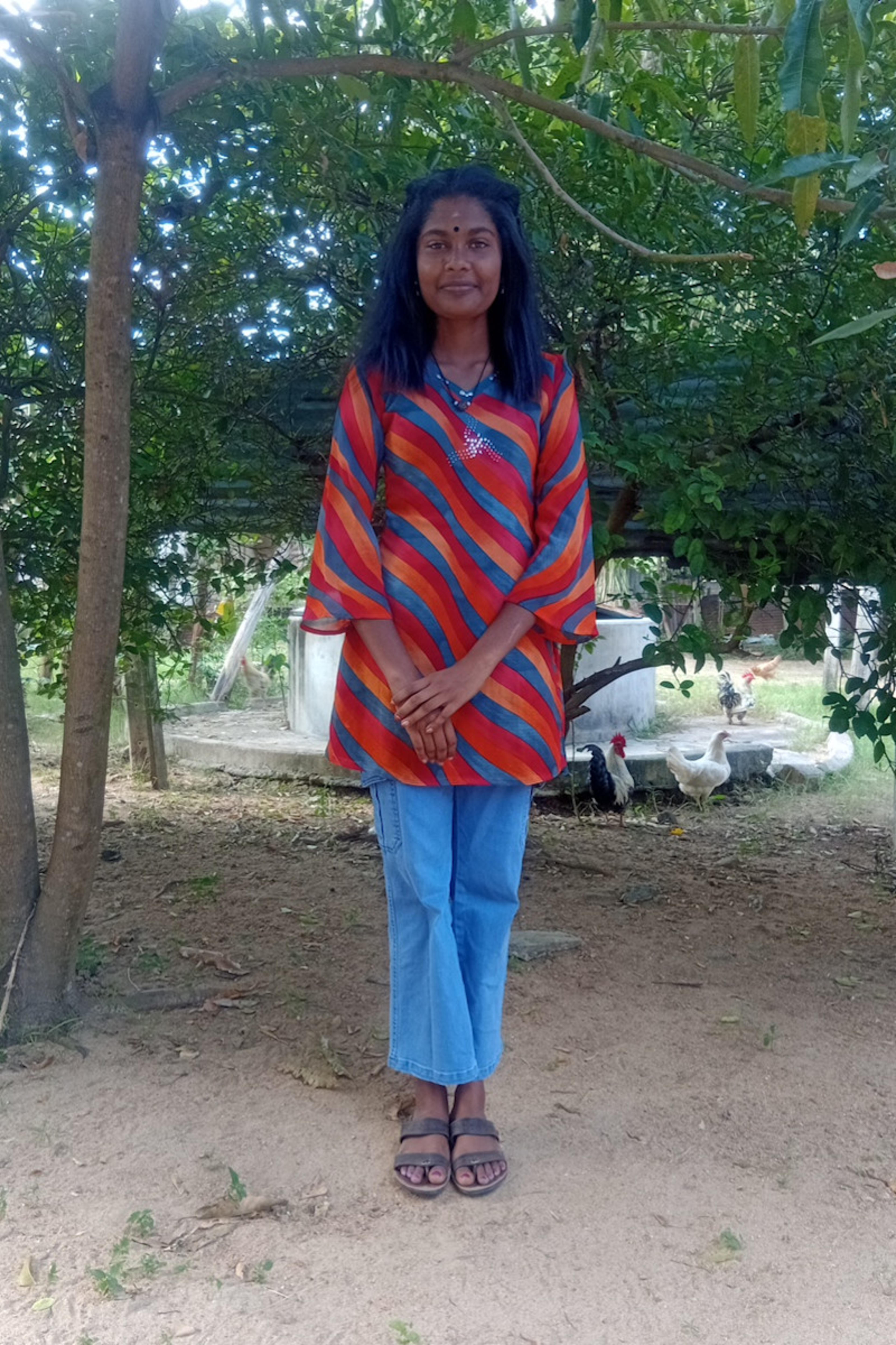An unsponsored girl named Libishana from Sri Lanka who has waited 31 days for a sponsor.