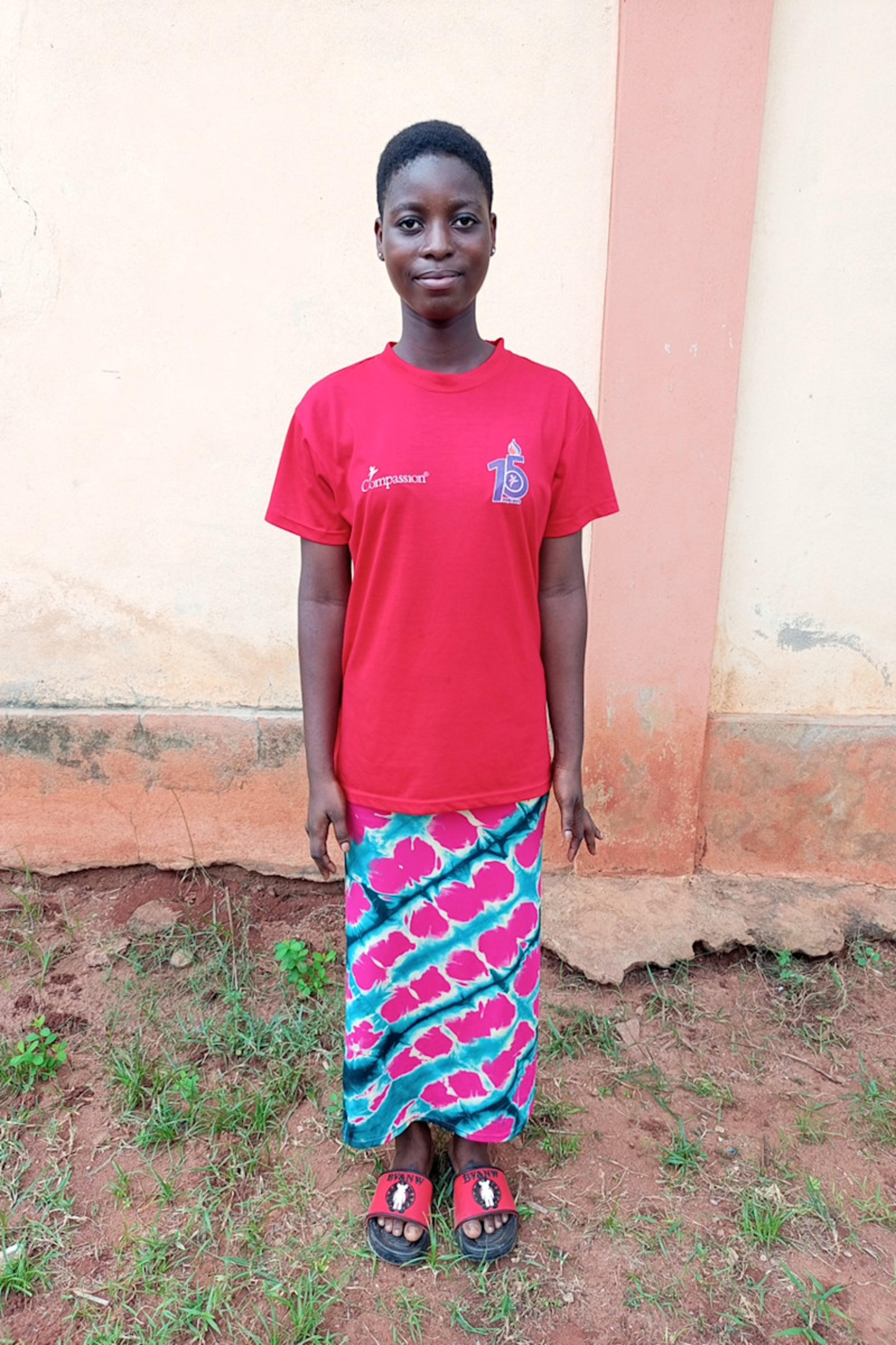 An unsponsored girl named Patience from Togo who lives in an AIDS-affected area, is vulnerable to exploitation and has waited 511 days for a sponsor.