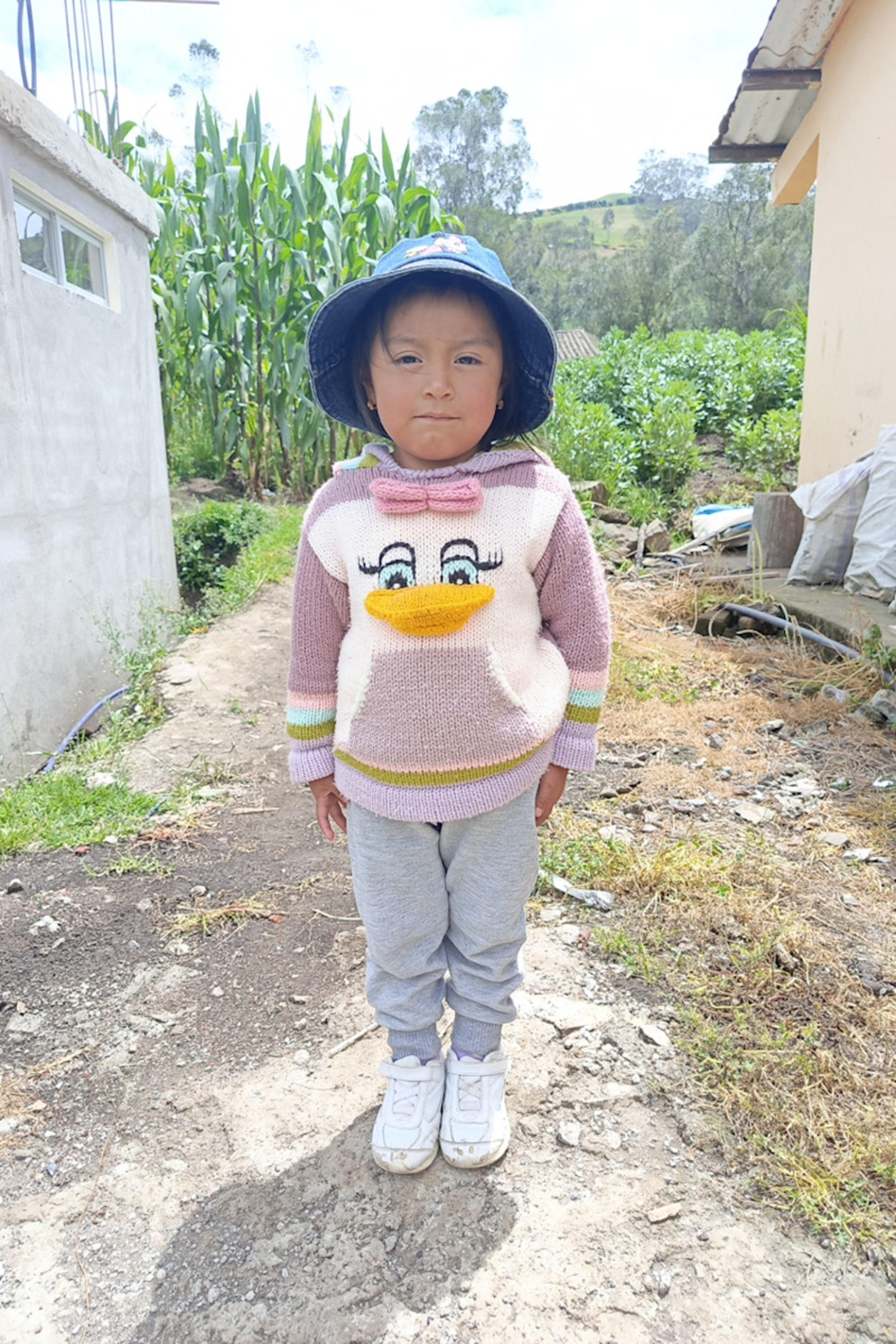 An unsponsored girl named Akayky from Ecuador who has waited 629 days for a sponsor.