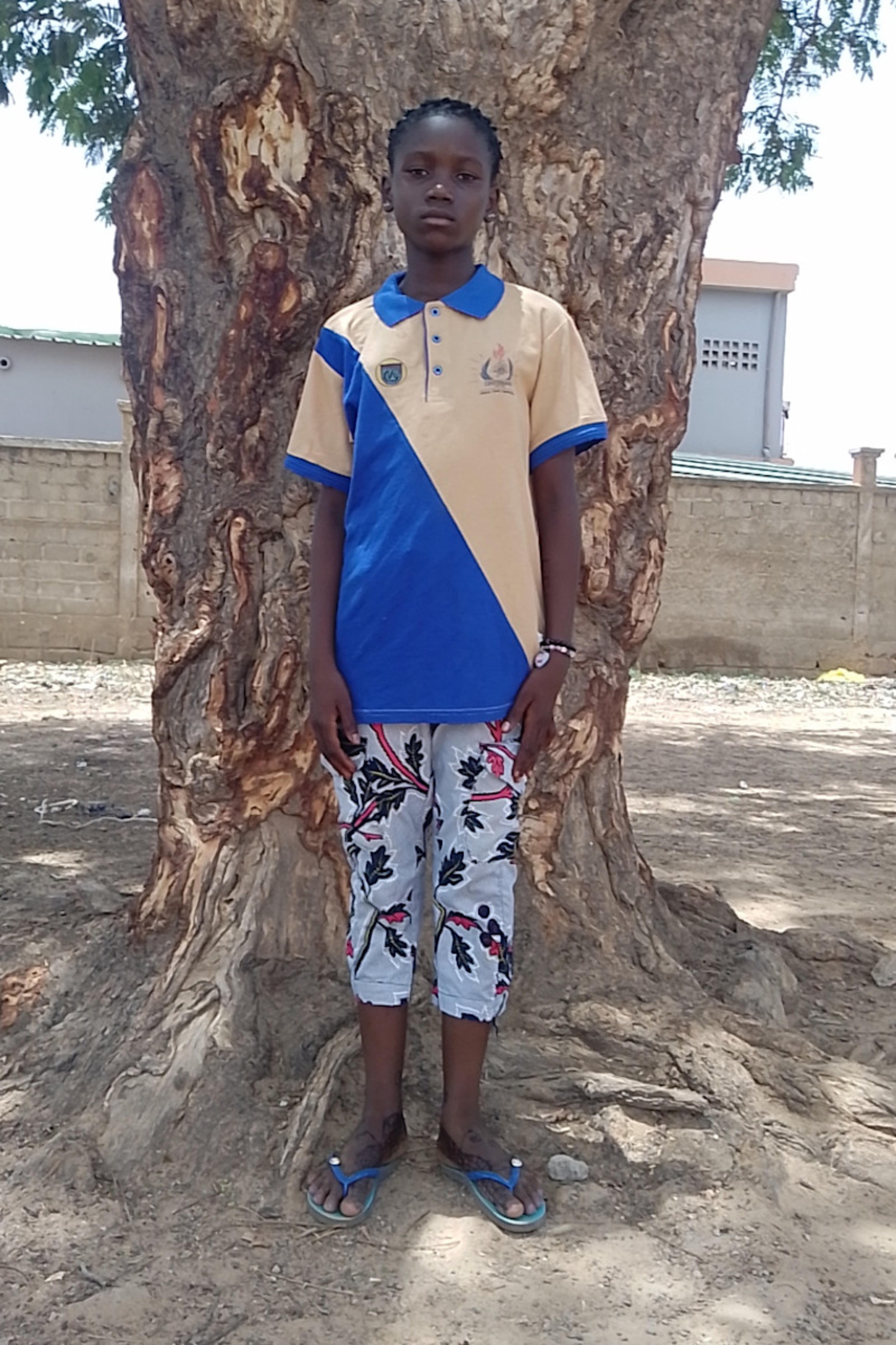 An unsponsored girl named Amsetou from Burkina Faso who lives in an AIDS-affected area, is vulnerable to exploitation and has waited 608 days for a sponsor.