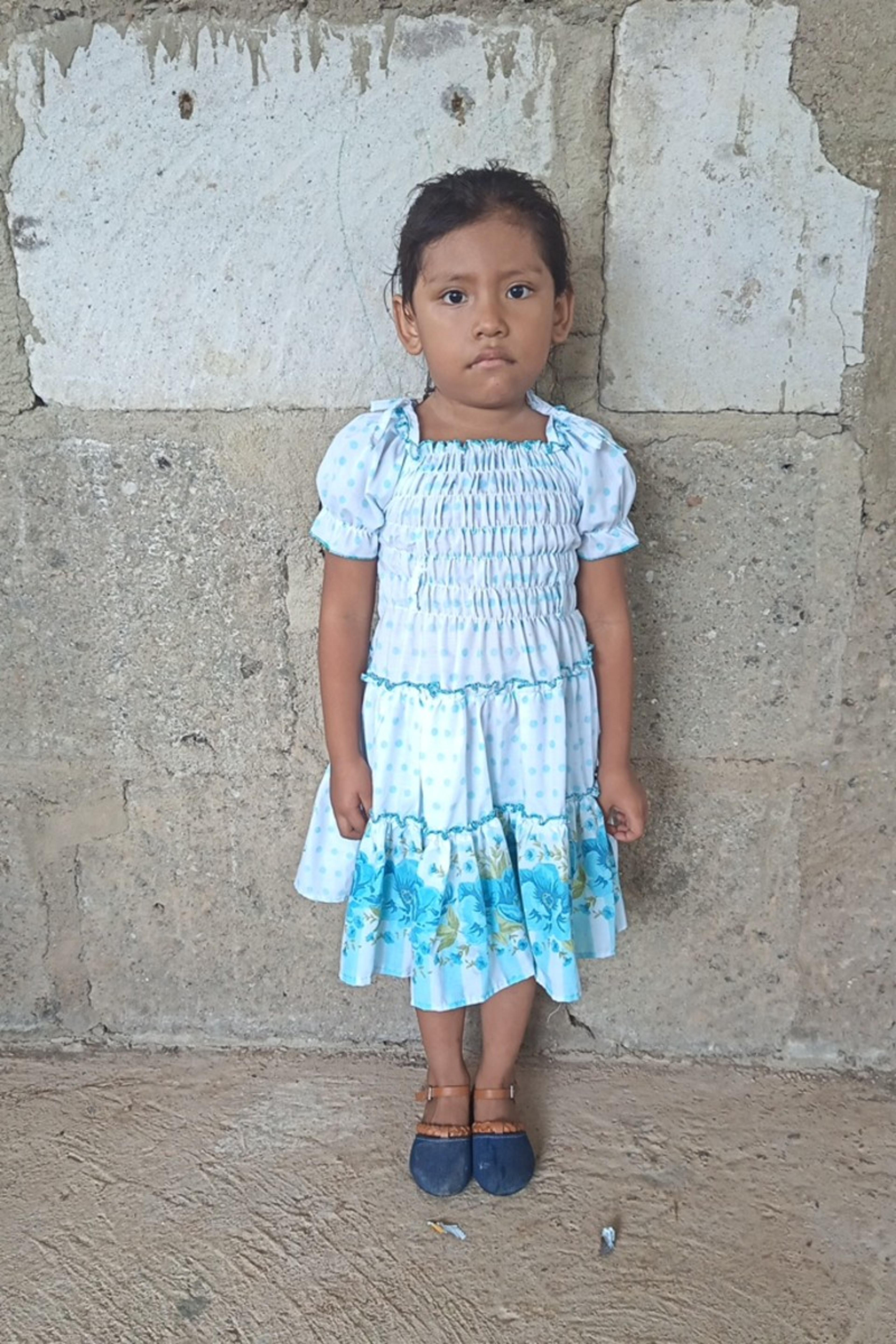 An unsponsored girl named Genesis from Nicaragua who has waited 722 days for a sponsor.