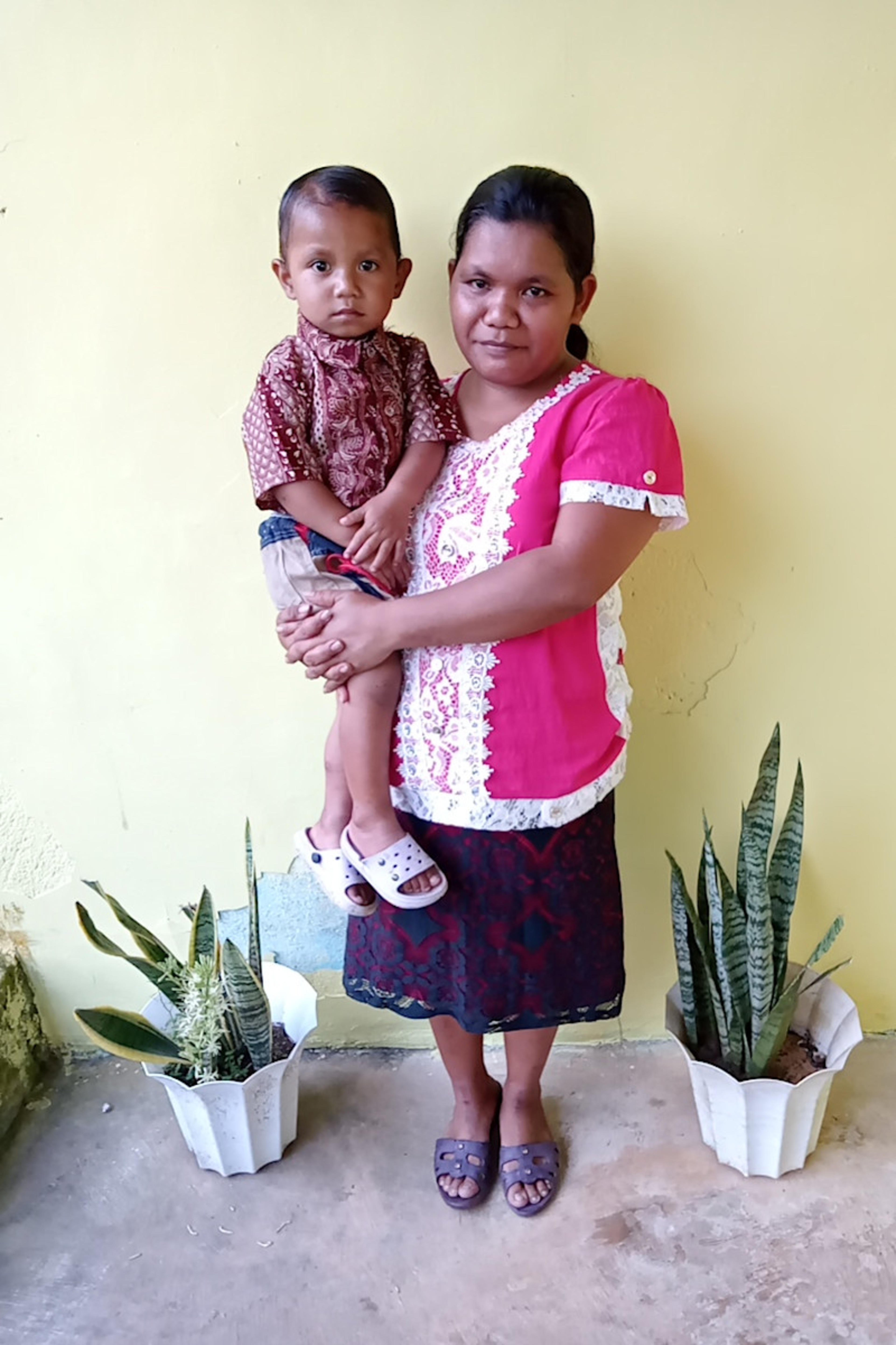 An unsponsored boy named Gian from Indonesia who has waited 631 days for a sponsor.
