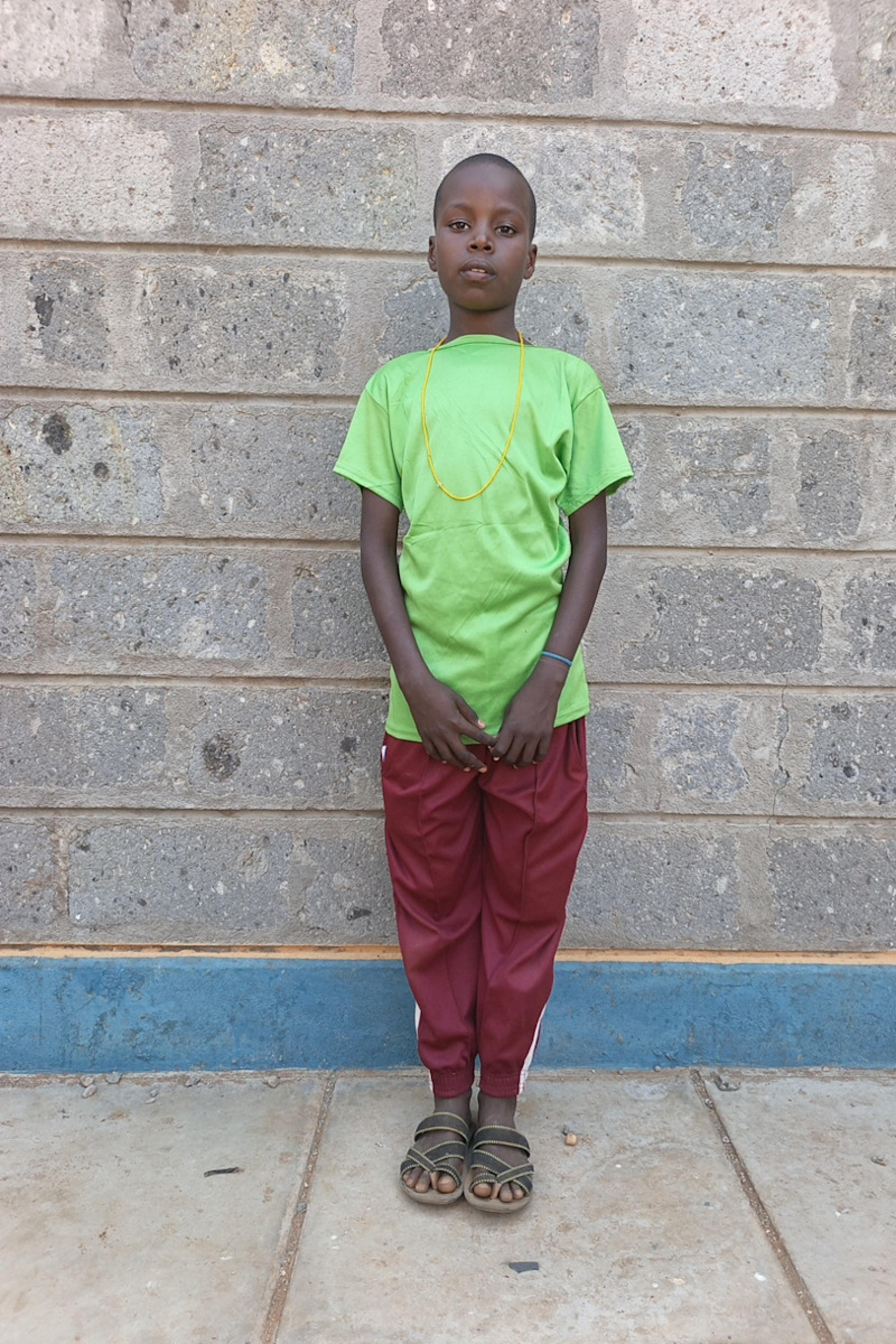 An unsponsored girl named Daniela from Kenya who lives in an AIDS-affected area and has waited 559 days for a sponsor.